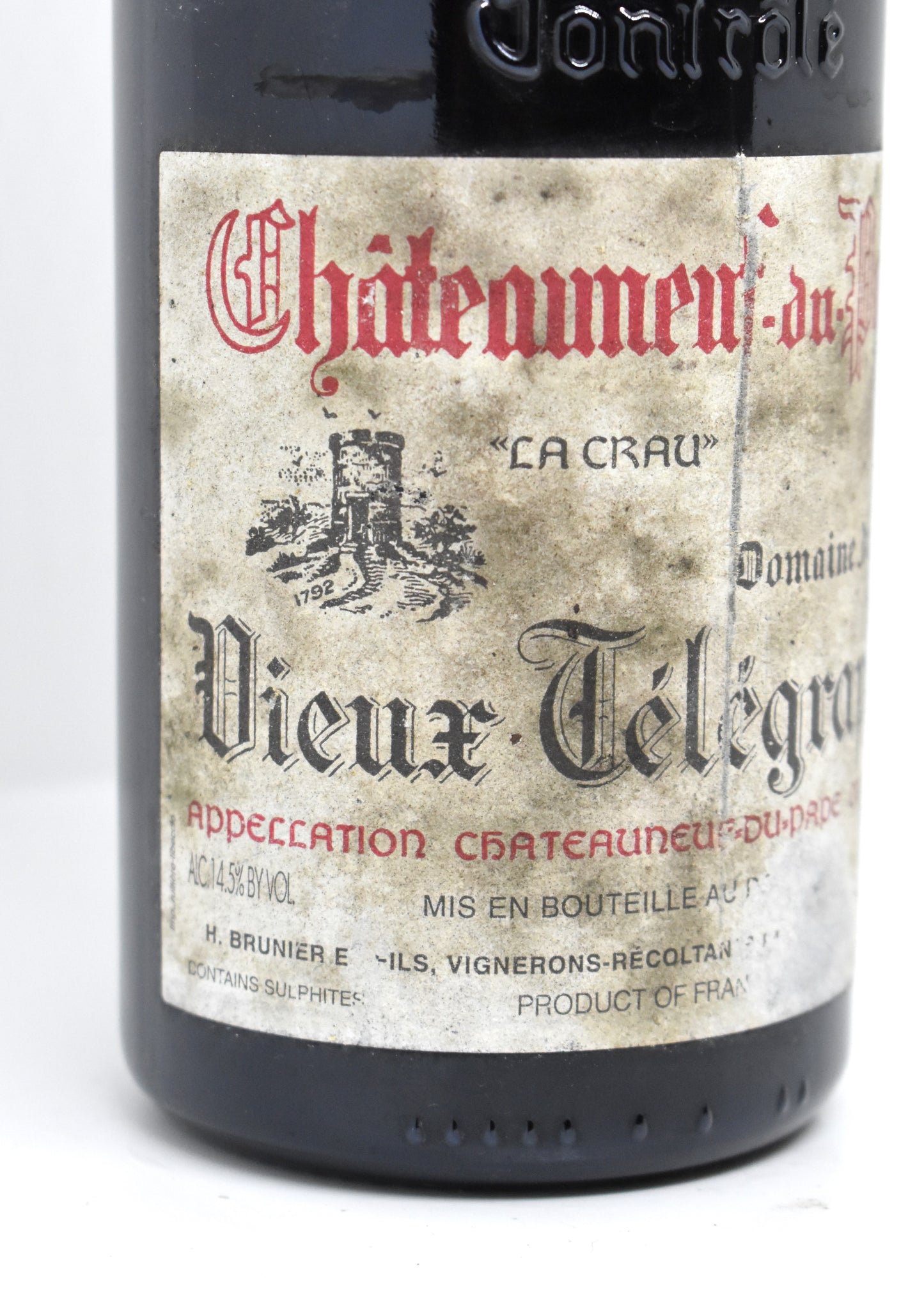Vin rare Rhône Sud 2004 cadeau anniversaire