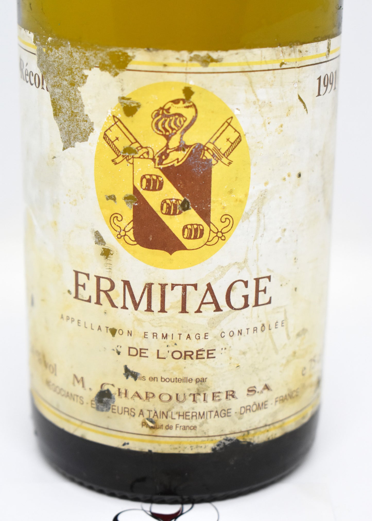 Ermitage 1991 Chapoutier parfait pour collectionneur