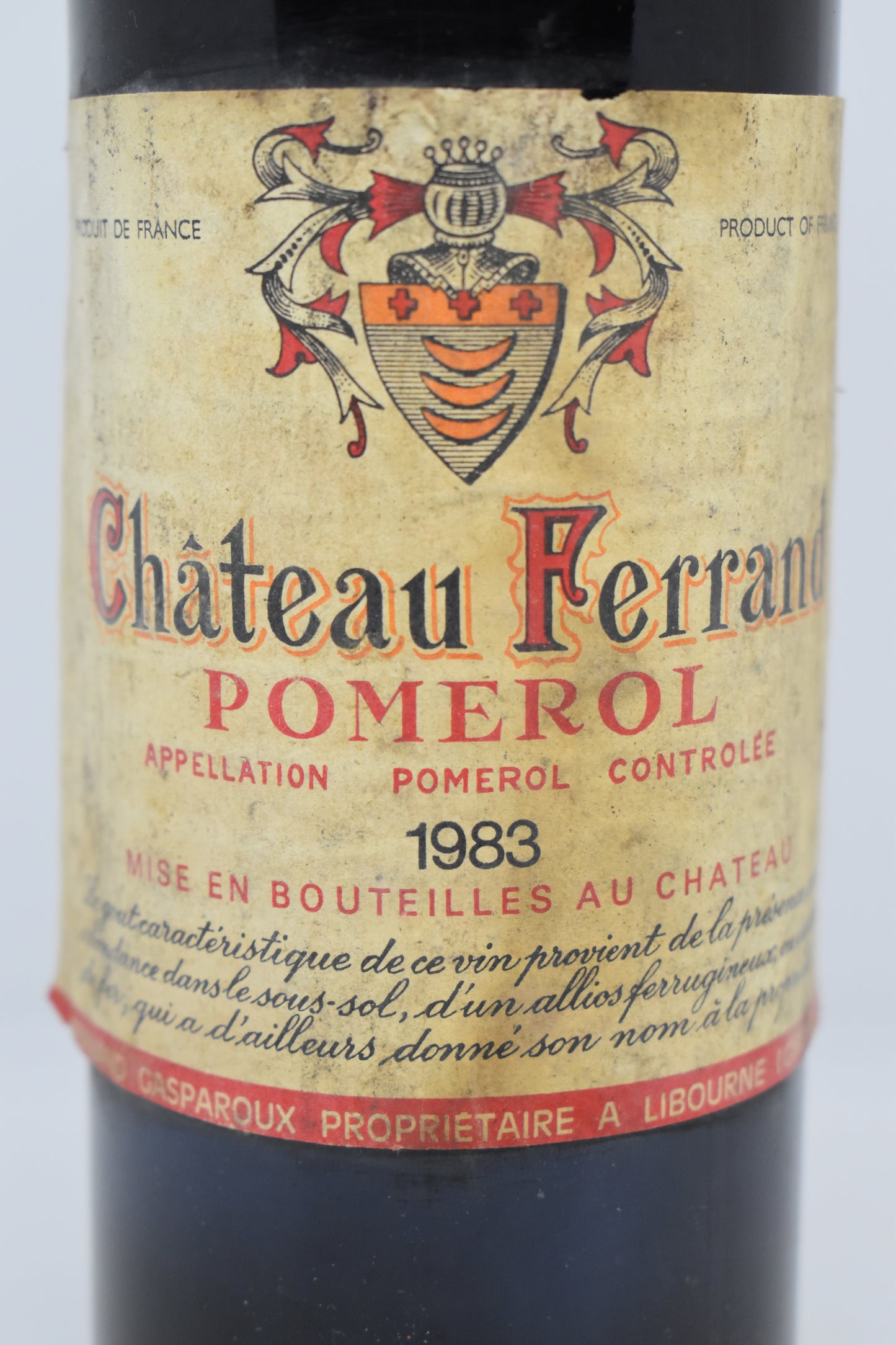 Château Ferrand 1983 - Pomerol