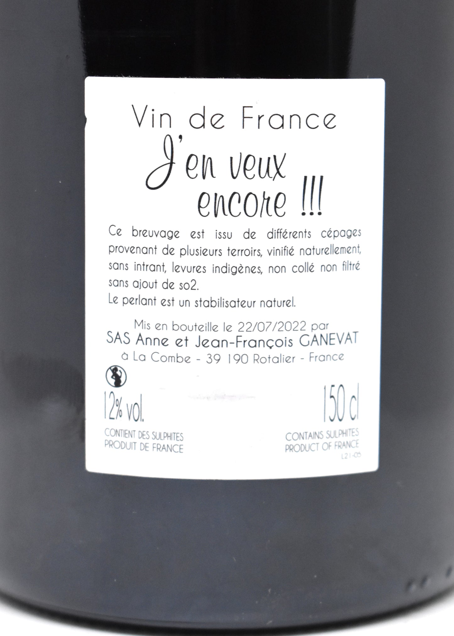Magnum Ganevat Rouge pas cher