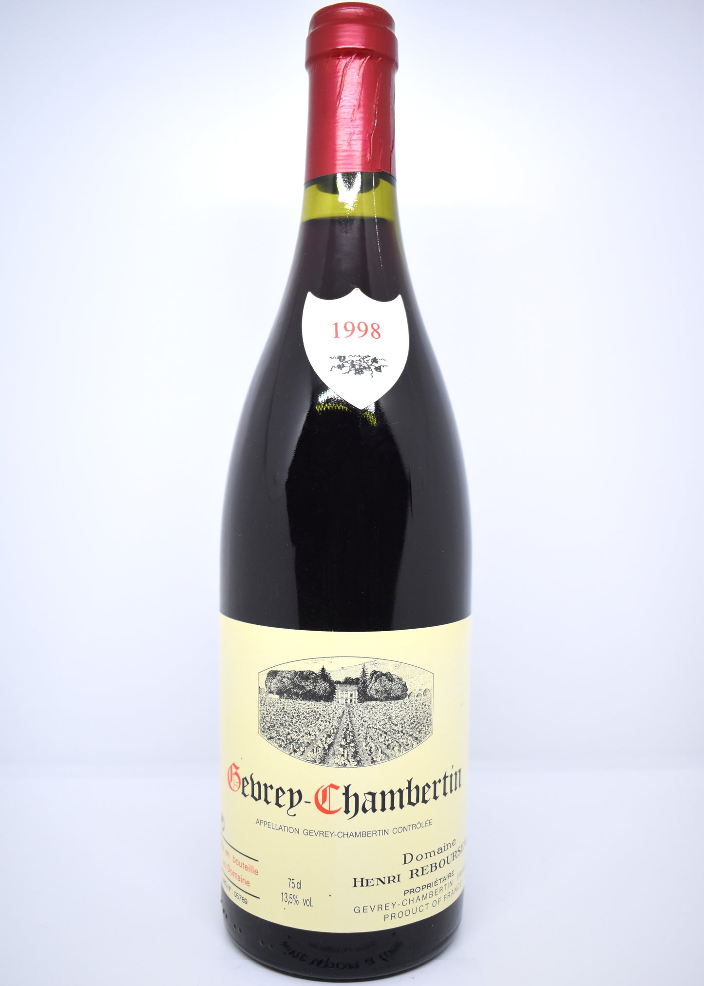 Gevrey-Chambertin 1998, cadeau millésime 1998, Bourgogne rouge de caractère