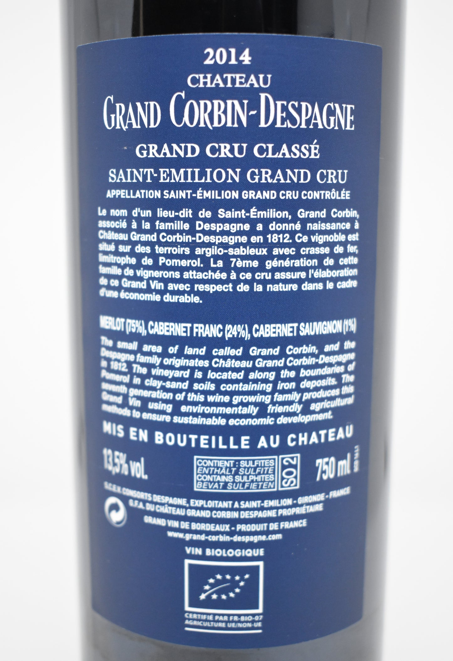 Saint-Émilion 2014 au meilleur prix pour cave de garde