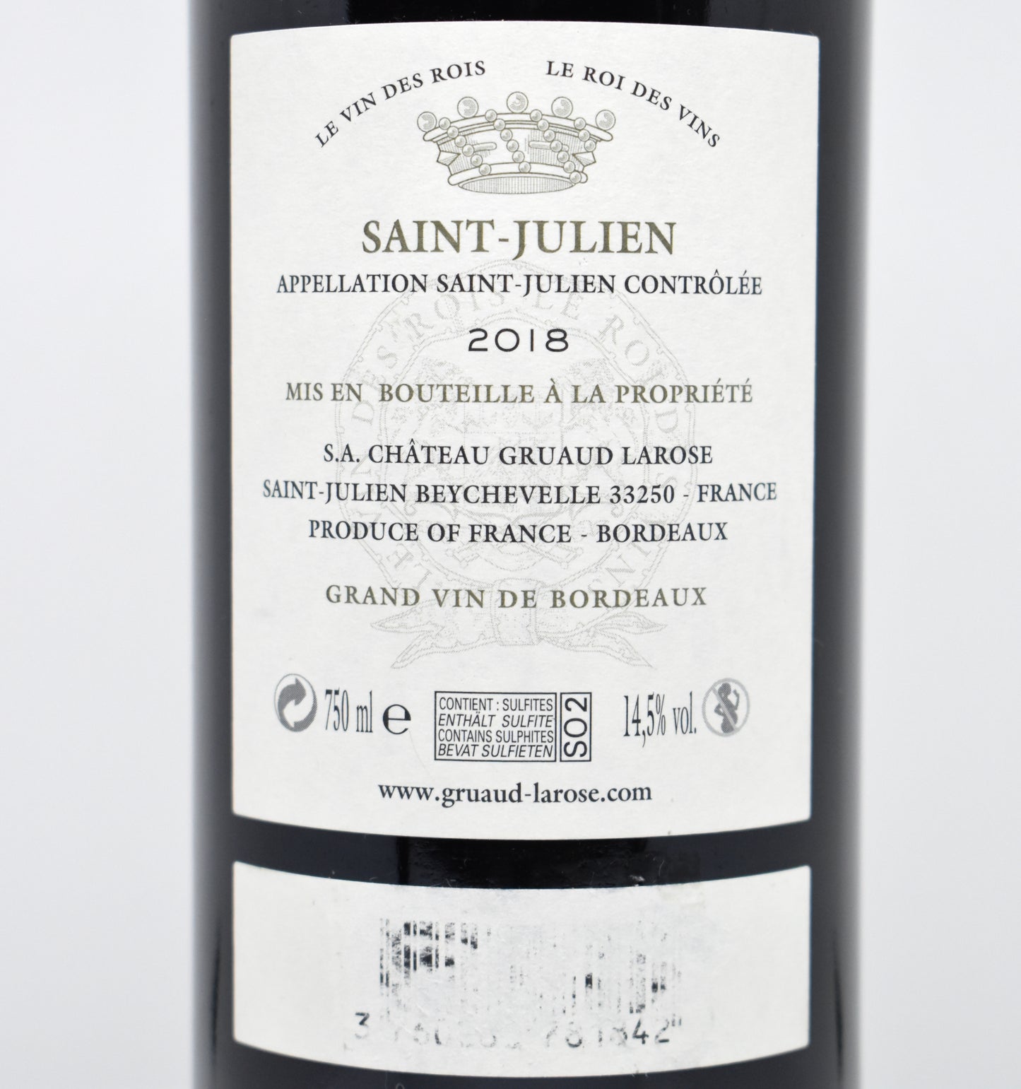 Château Gruaud-Larose 2018 - Saint-Julien