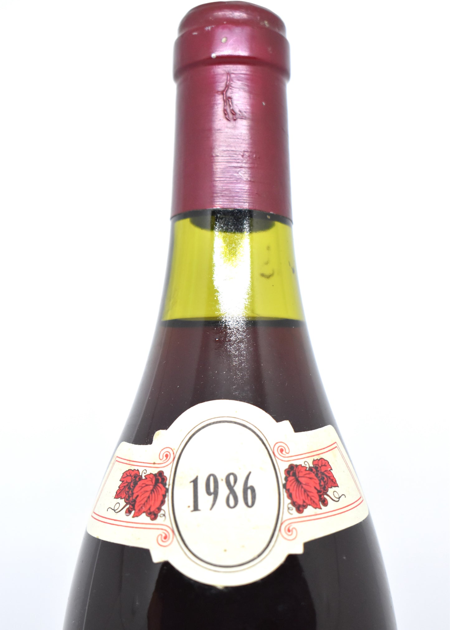 Bourgogne rouge 1986, Hautes-Côtes de Beaune, belle entrée en vieux millésimes, prêt à offrir