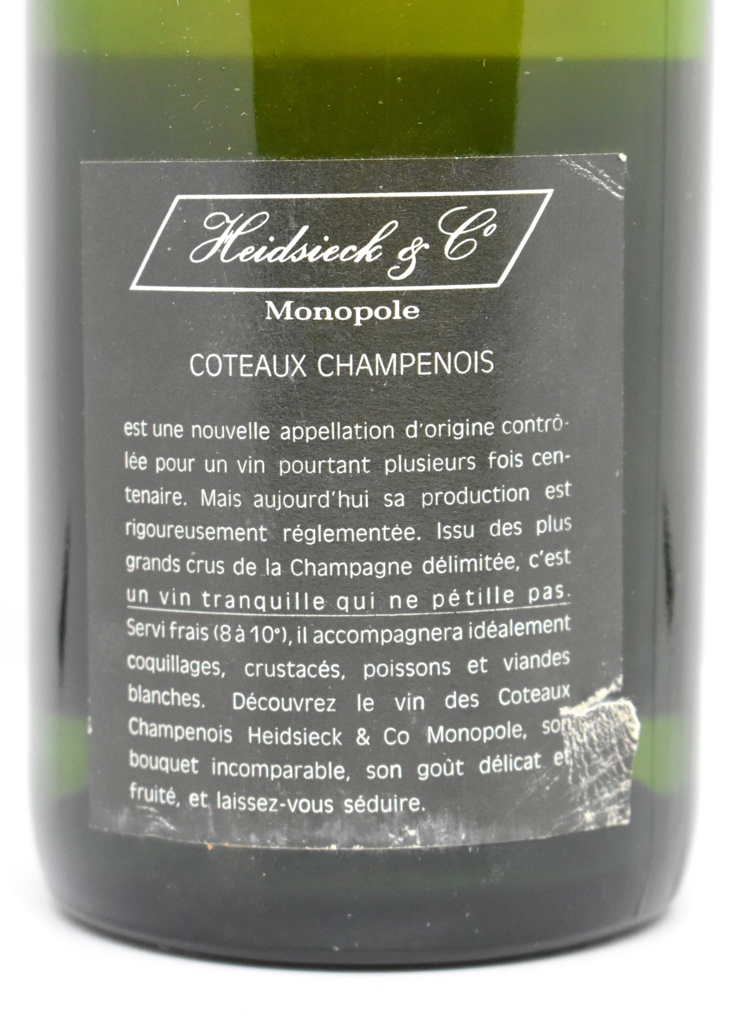 Coteaux Champenois années 1980