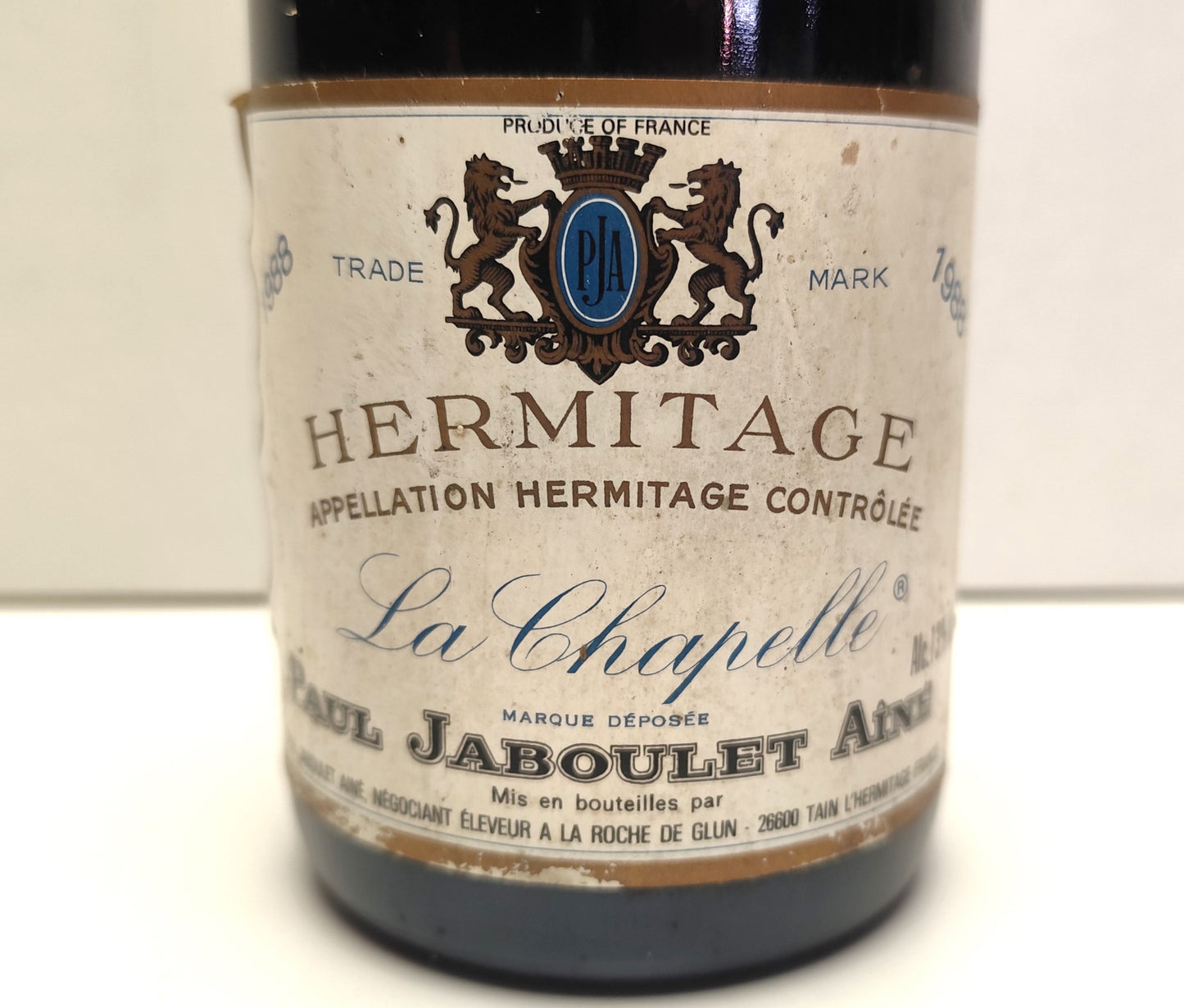 Vin de légende de 1988 - Hermitage la Chapelle