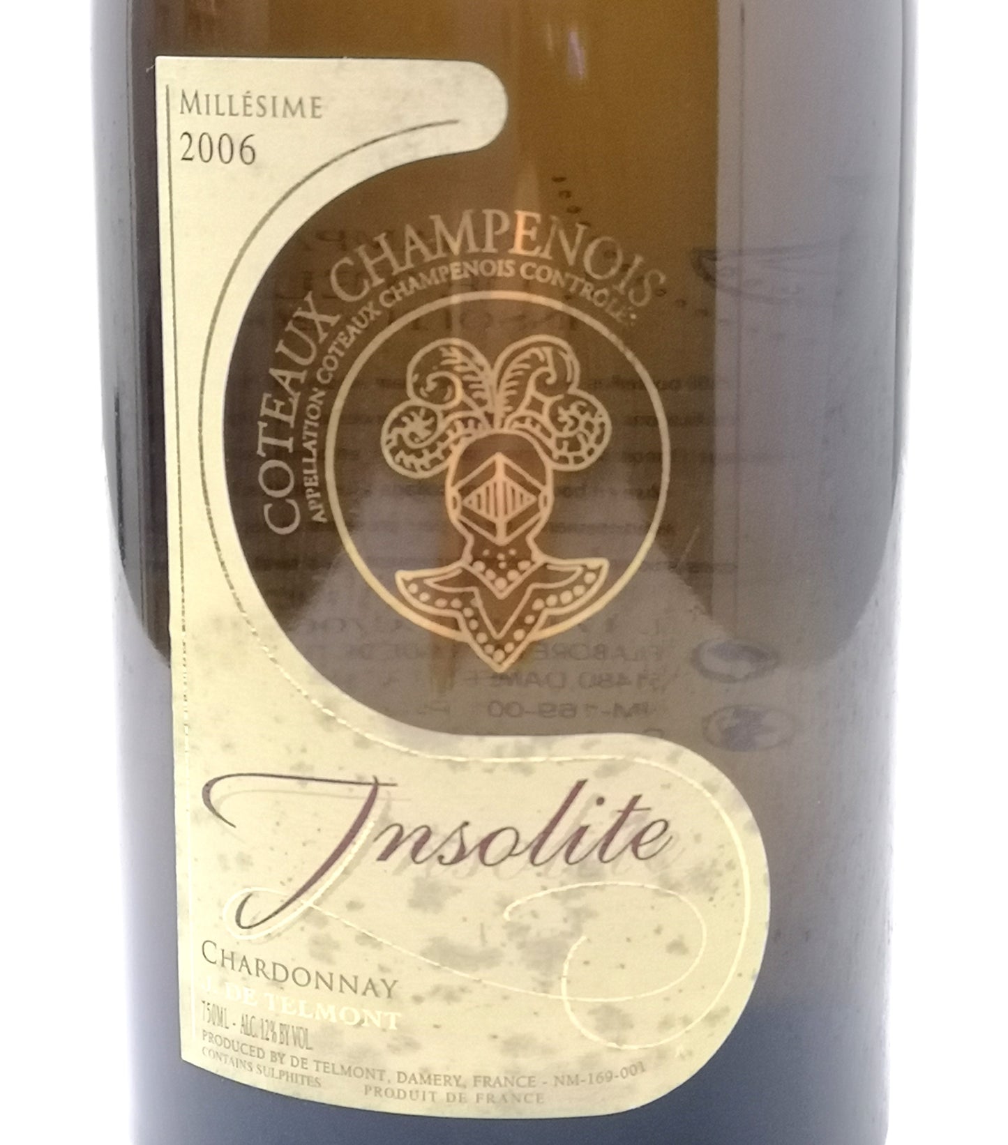 Vin blanc tranquille de Champagne - Chardonnay