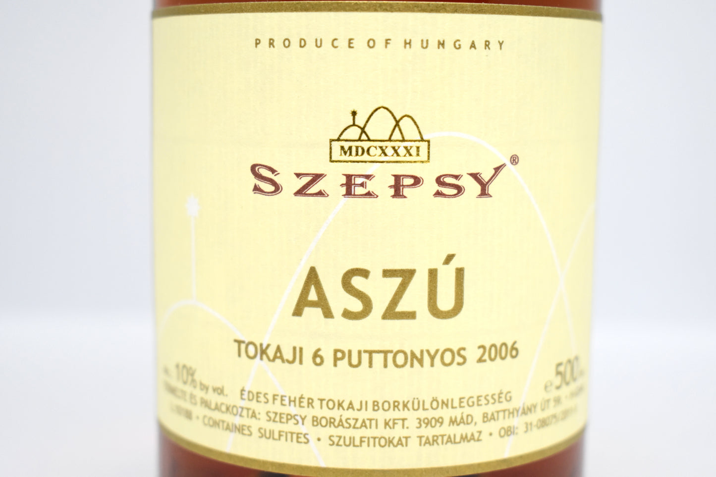 Tokaji Aszu 6 Puttonyos 2006 - Szepsy Itsvan