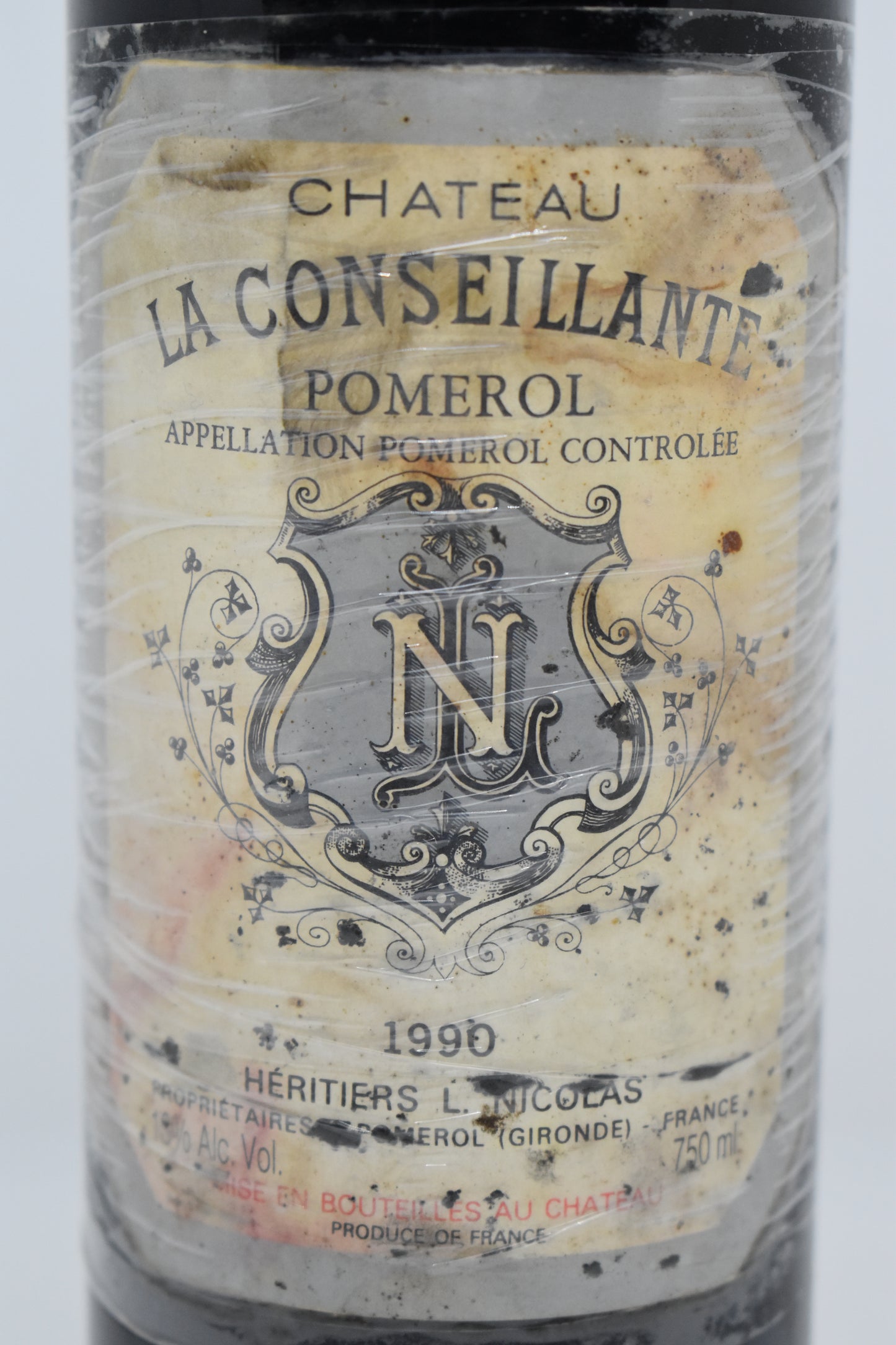 Château La Conseillante 1990, Pomerol, expédition Europe sécurisée, paiement sécurisé, service réactif