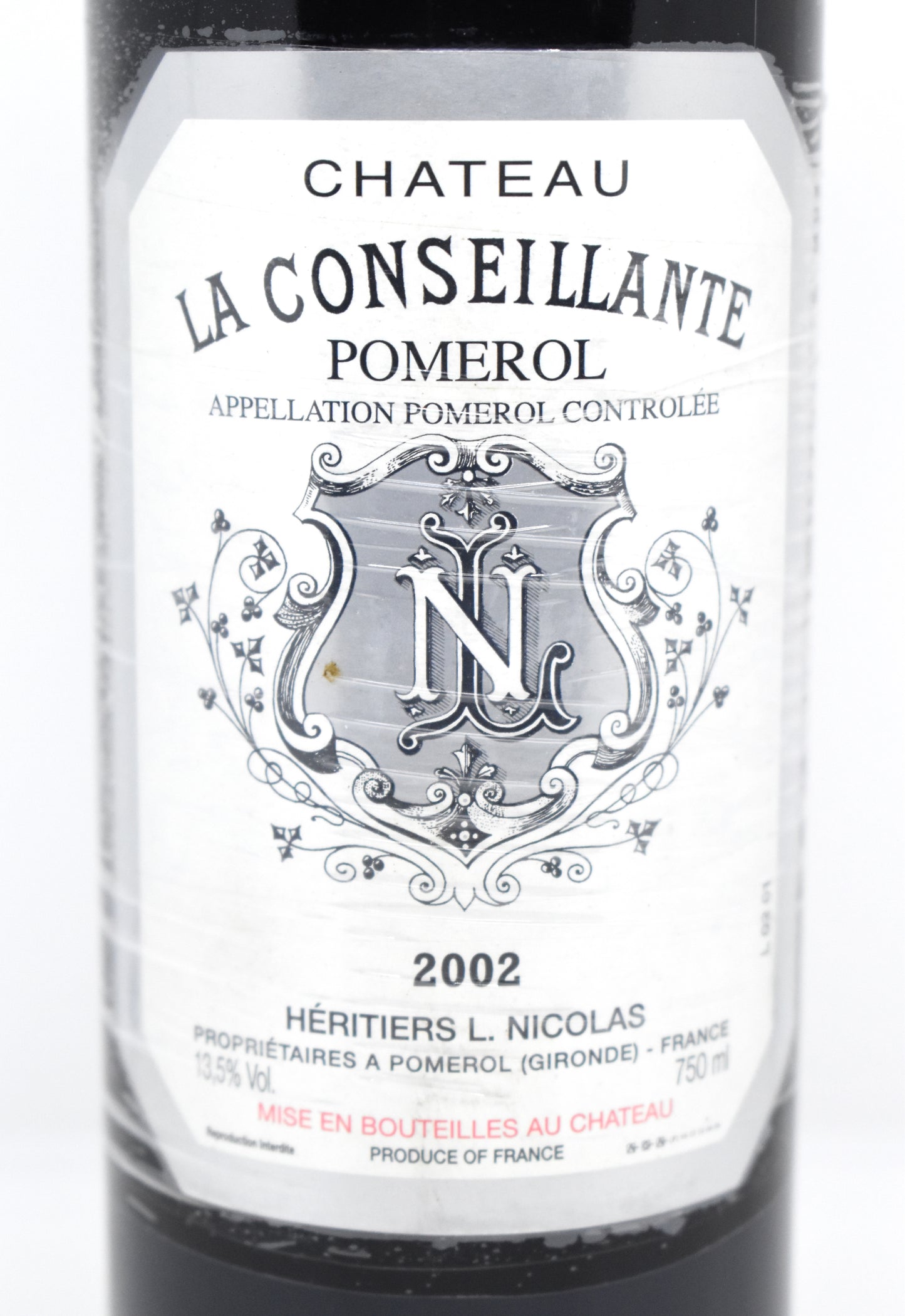 Château La Conseillante 2002, Pomerol, expédition Europe sécurisée, paiement sécurisé, service réactif