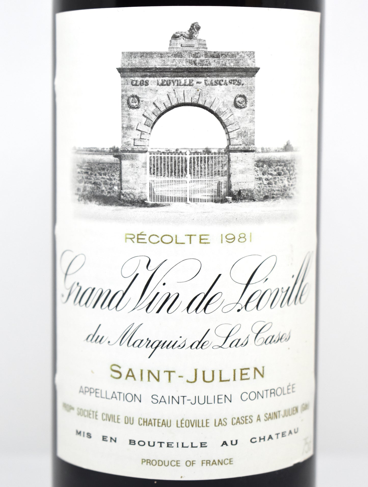 Acheter Château Léoville Las Cases 1981
