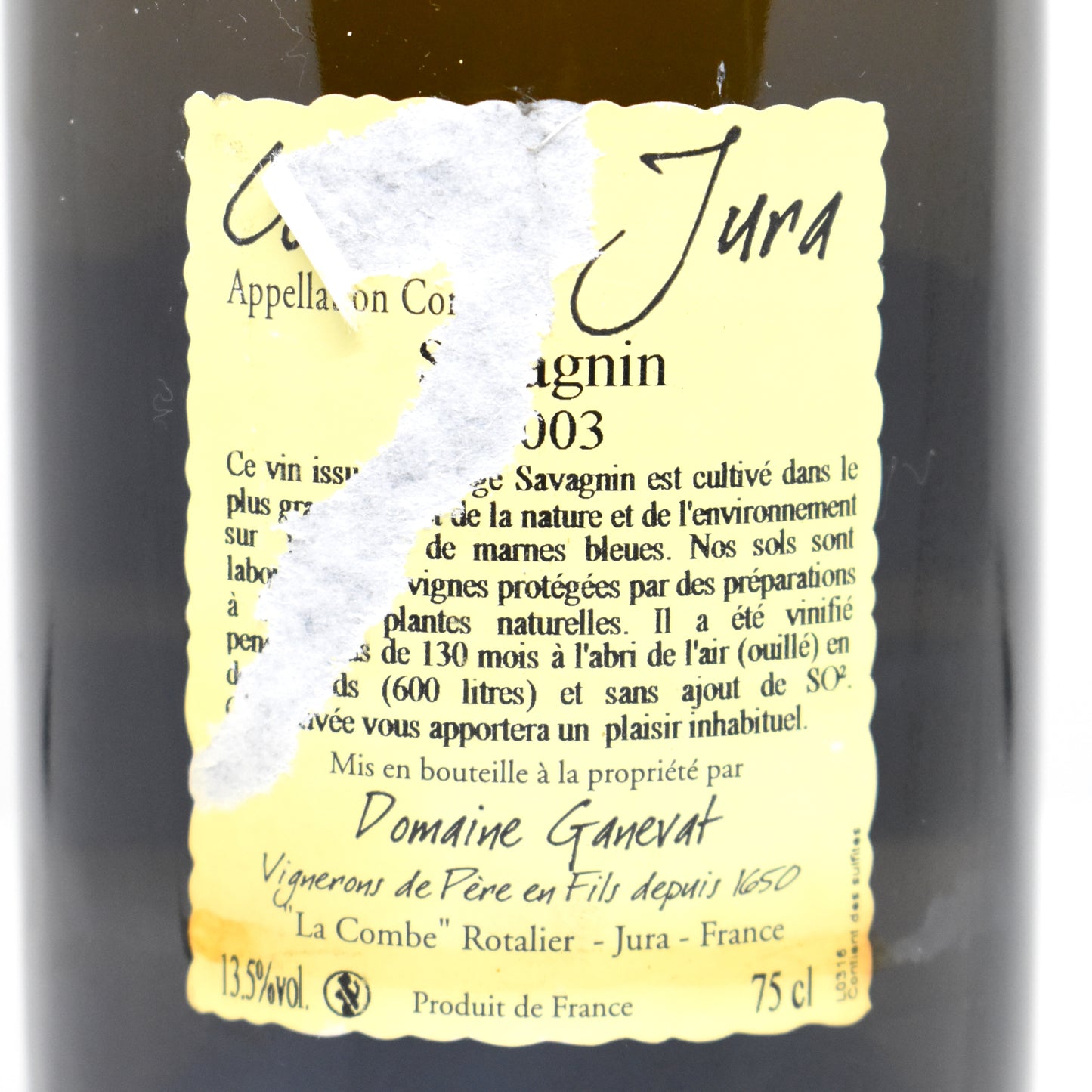 Les Vignes de Mon Père 2003 - Jean-François Ganevat