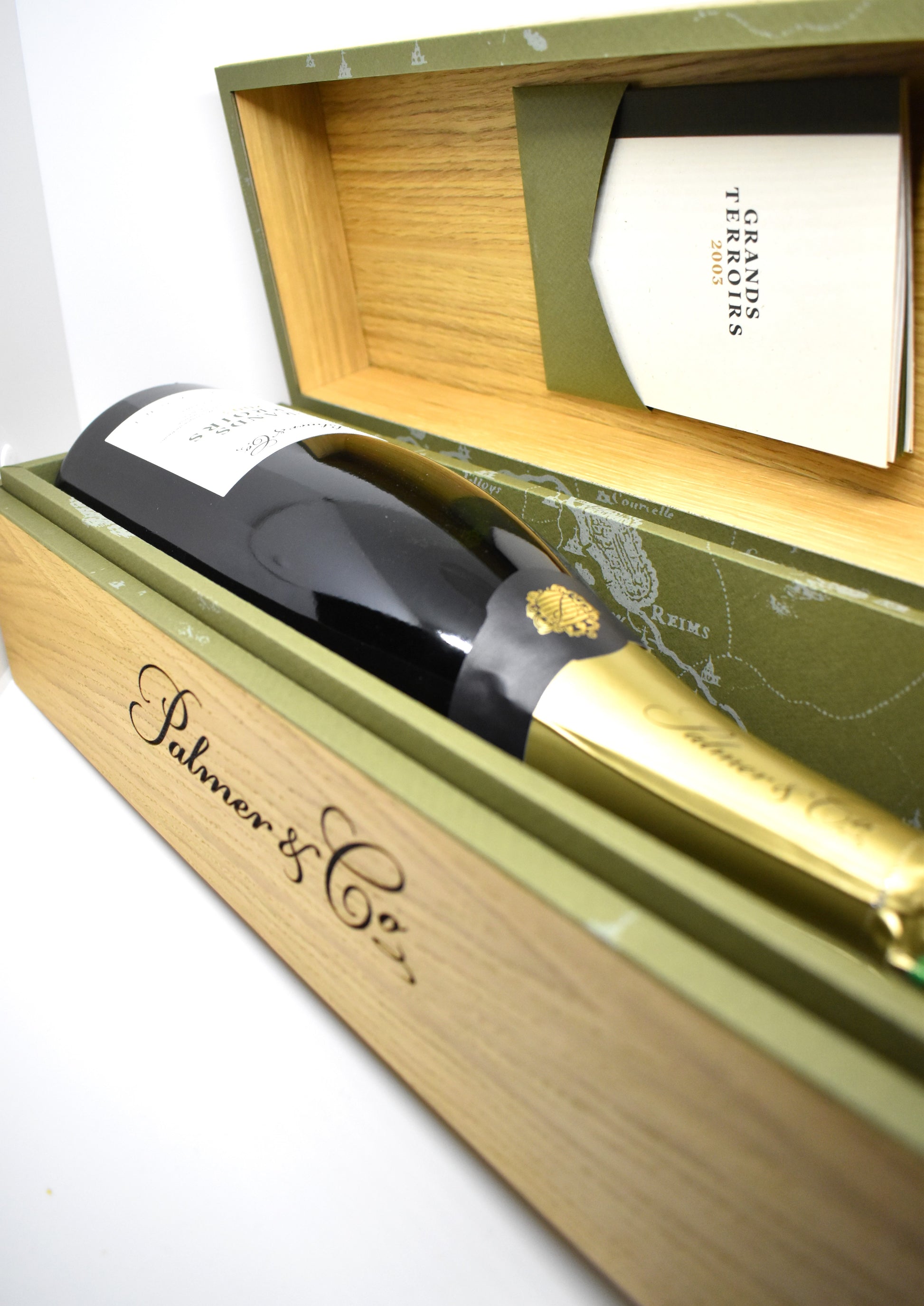 Magnum Champagne millésimé 2003 à vendre - Coffret Bois luxe