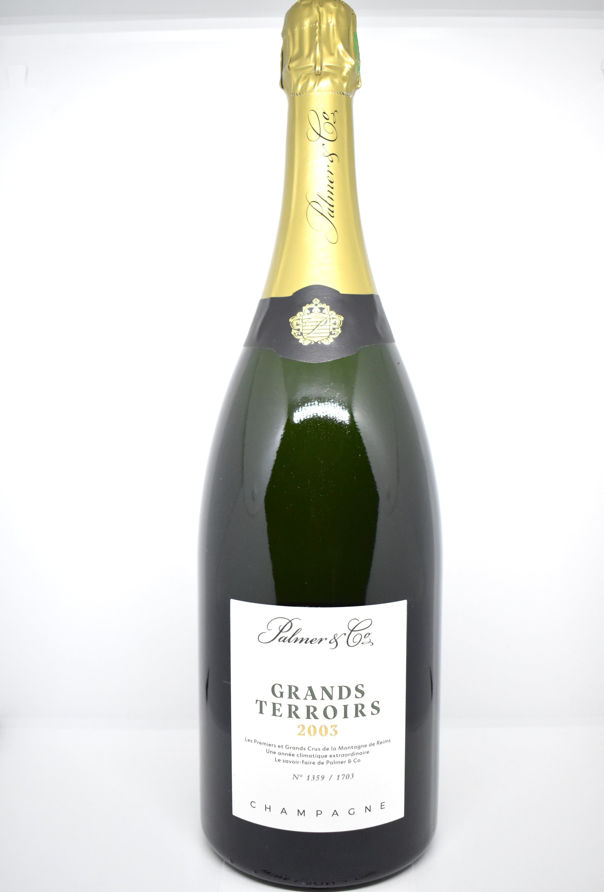 Champagne de collection 2003 Magnum Palmer & Co