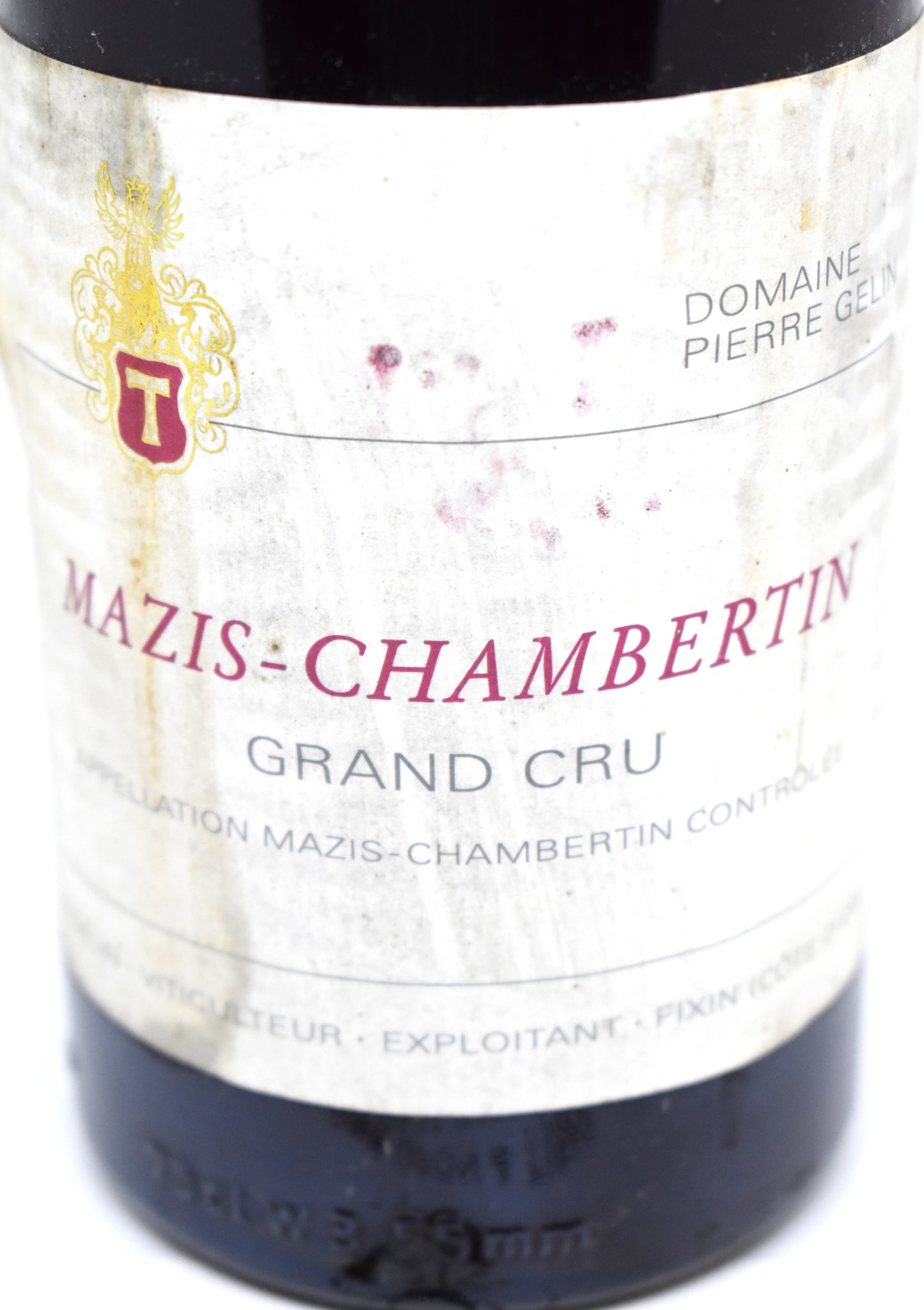 Acheter Mazis-Chambertin 1986 Pierre Gelin