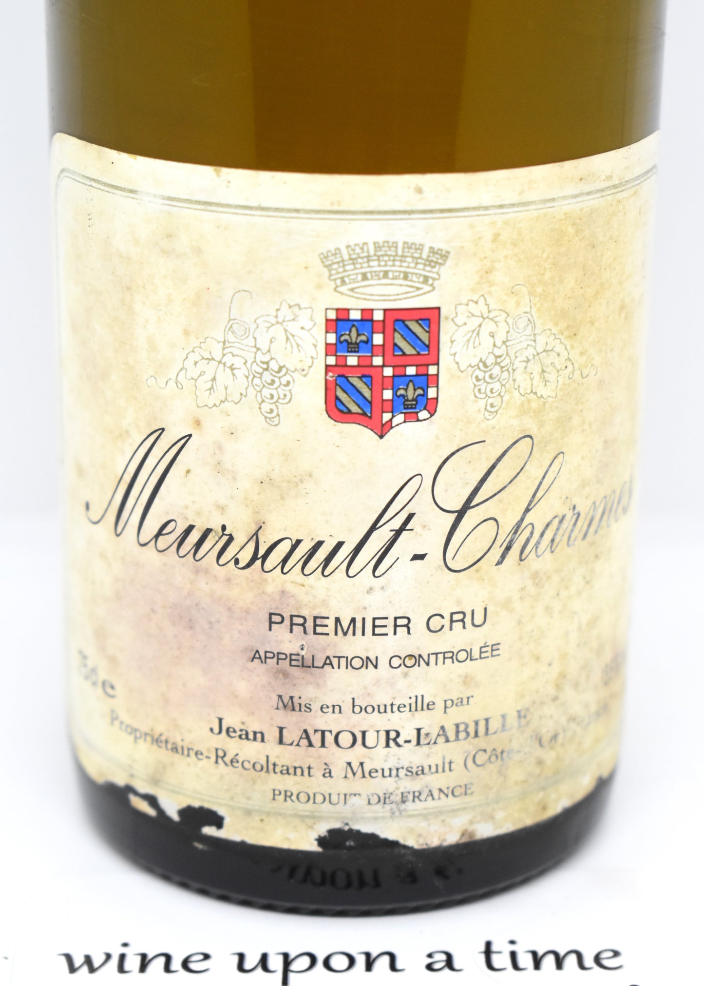 Meursault-Charmes 1998 1er Cru Latour-Labille, AOC Meursault, achat Suisse Valais (remise en main propre)