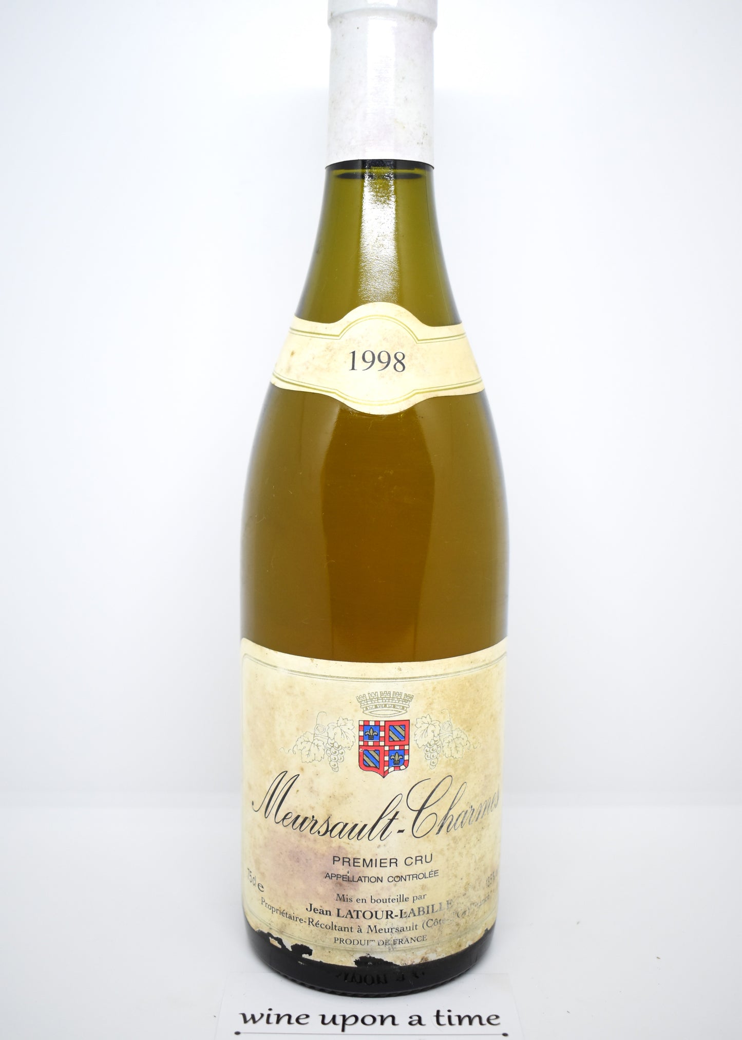Meursault Charmes Premier Cru 1998 Latour-Labille — idée cadeau anniversaire millésime 1998, Bourgogne Chardonnay
