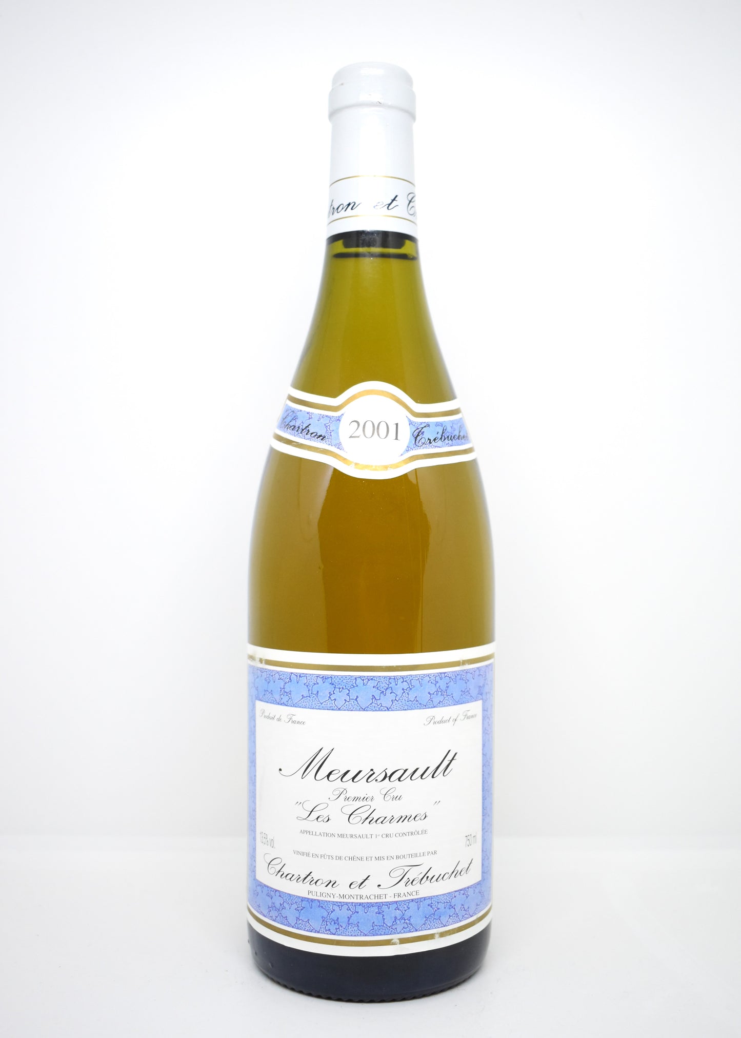 Acheter Meursault 1er Cru Les Charmes 2001 - Chartron et Trébuchet