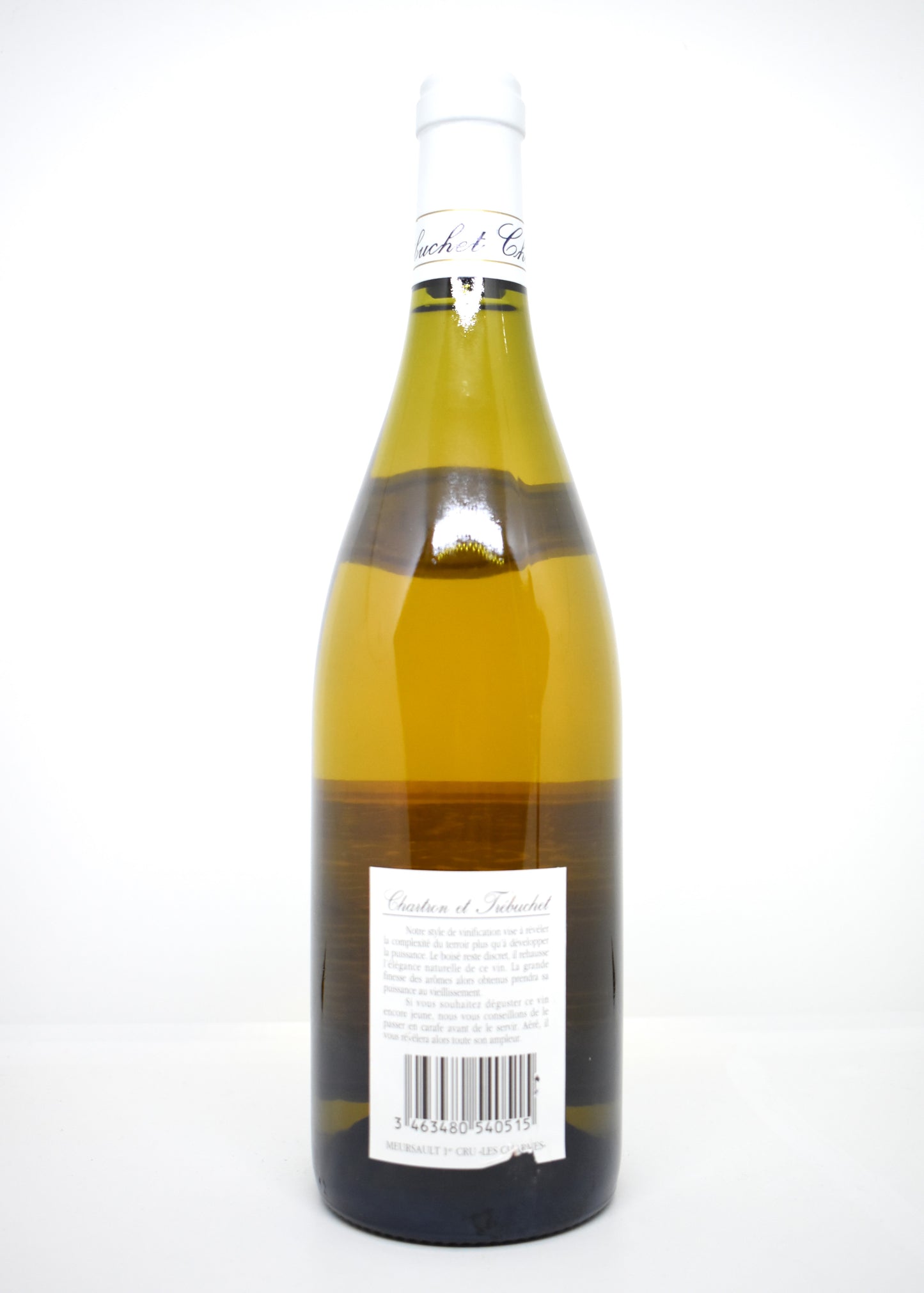 Vin de collection Bourgogne blanc 2001