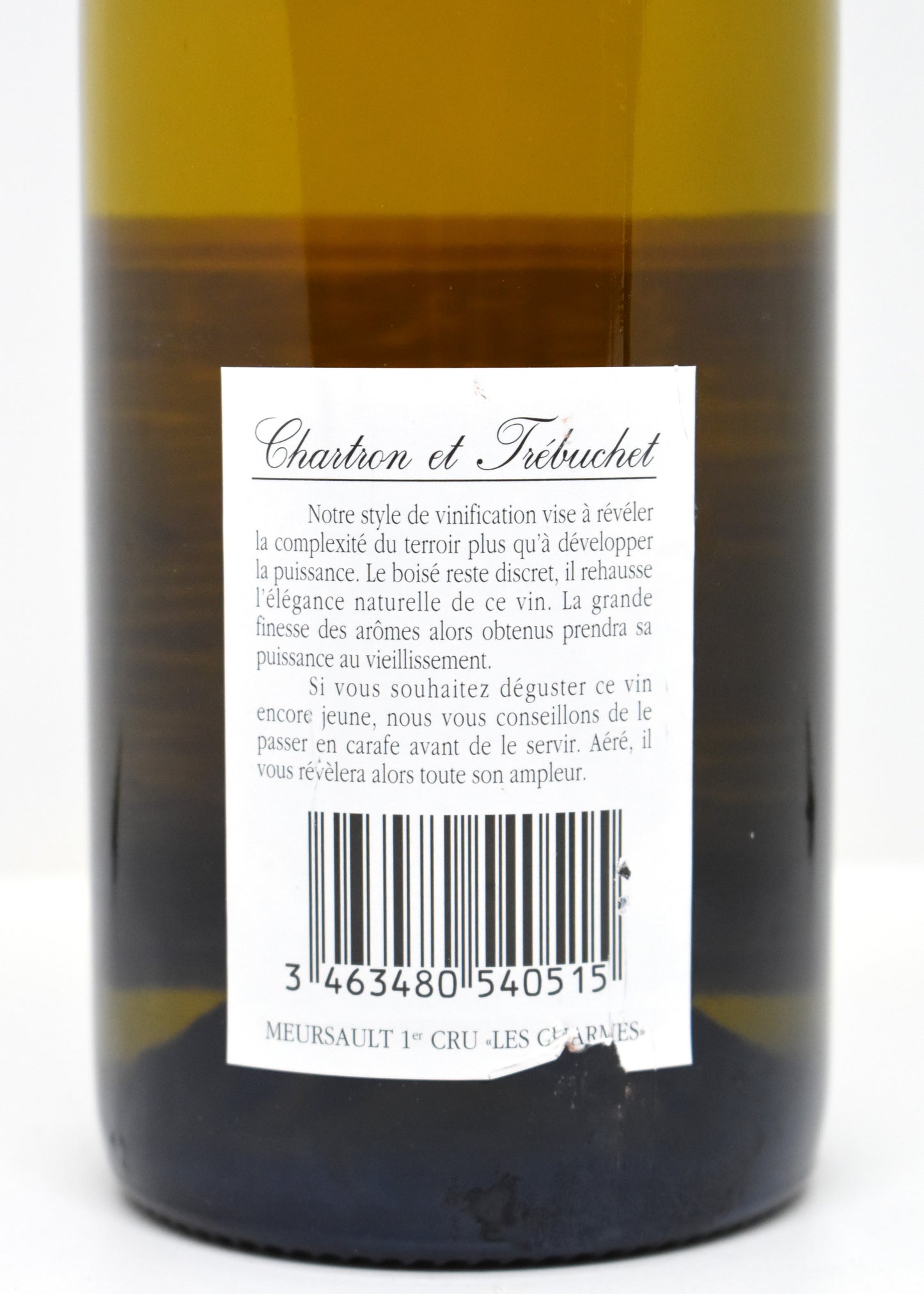 Acheter Meursault Chartron Trébuchet 2001