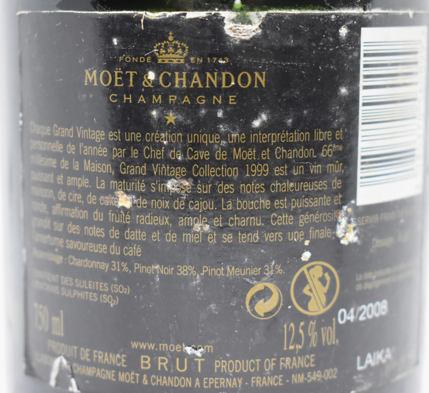 Moët 1999 : une pépite à déguster ou collectionner