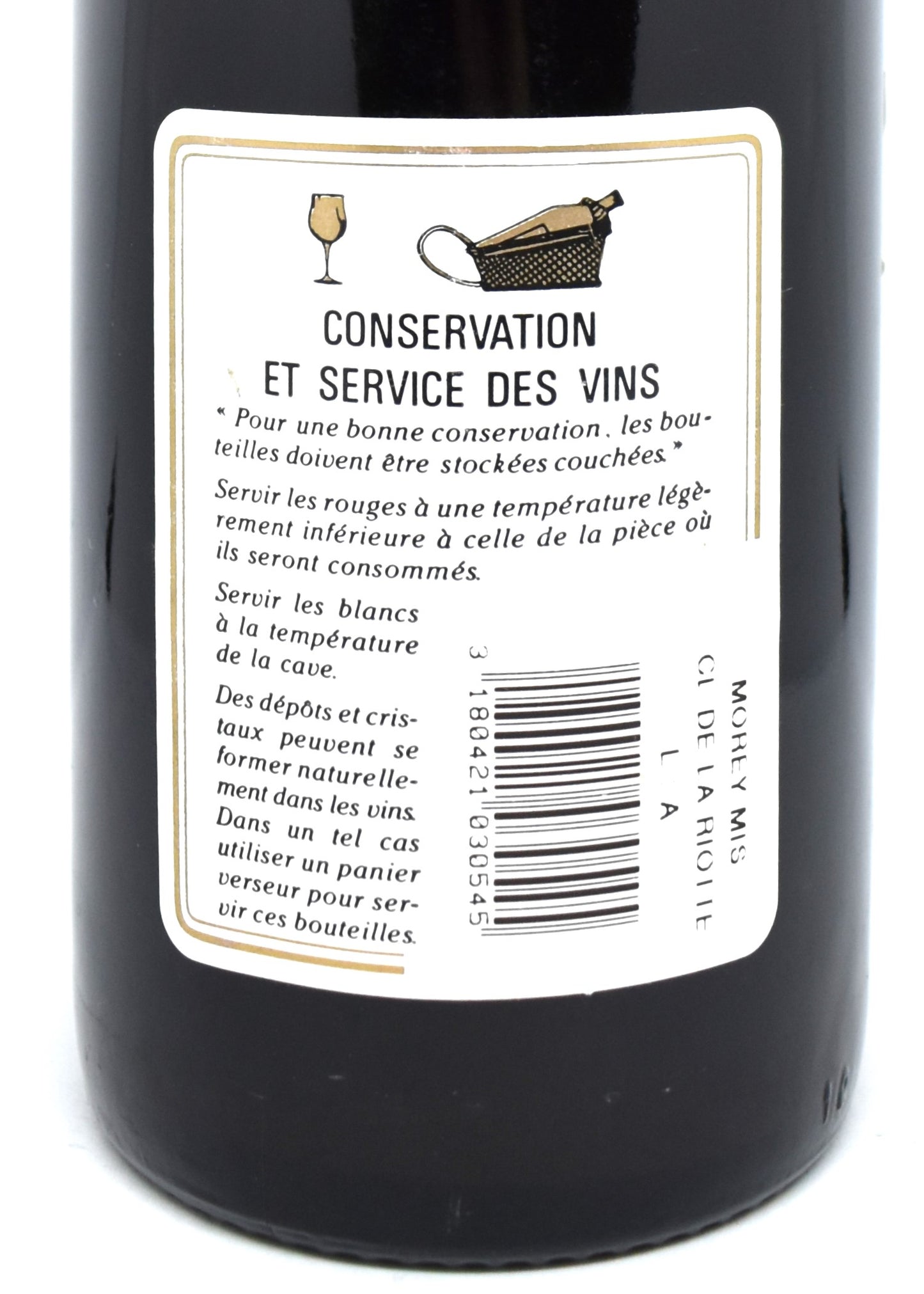 Morey-St-Denis 1er cru 1989 "Clos de la Riotte" - Moillard