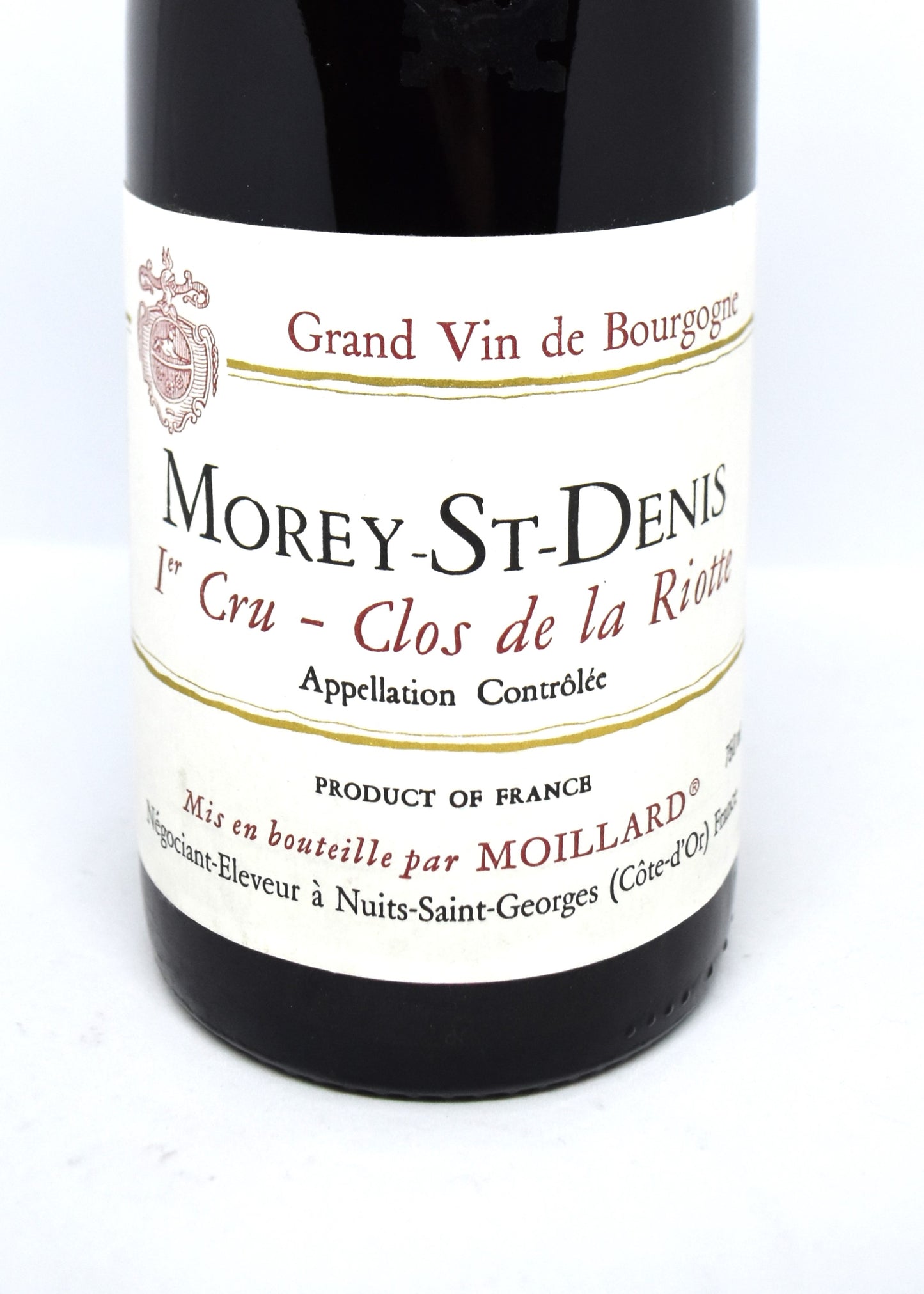 Morey-St-Denis 1er cru 1989 "Clos de la Riotte" - Moillard