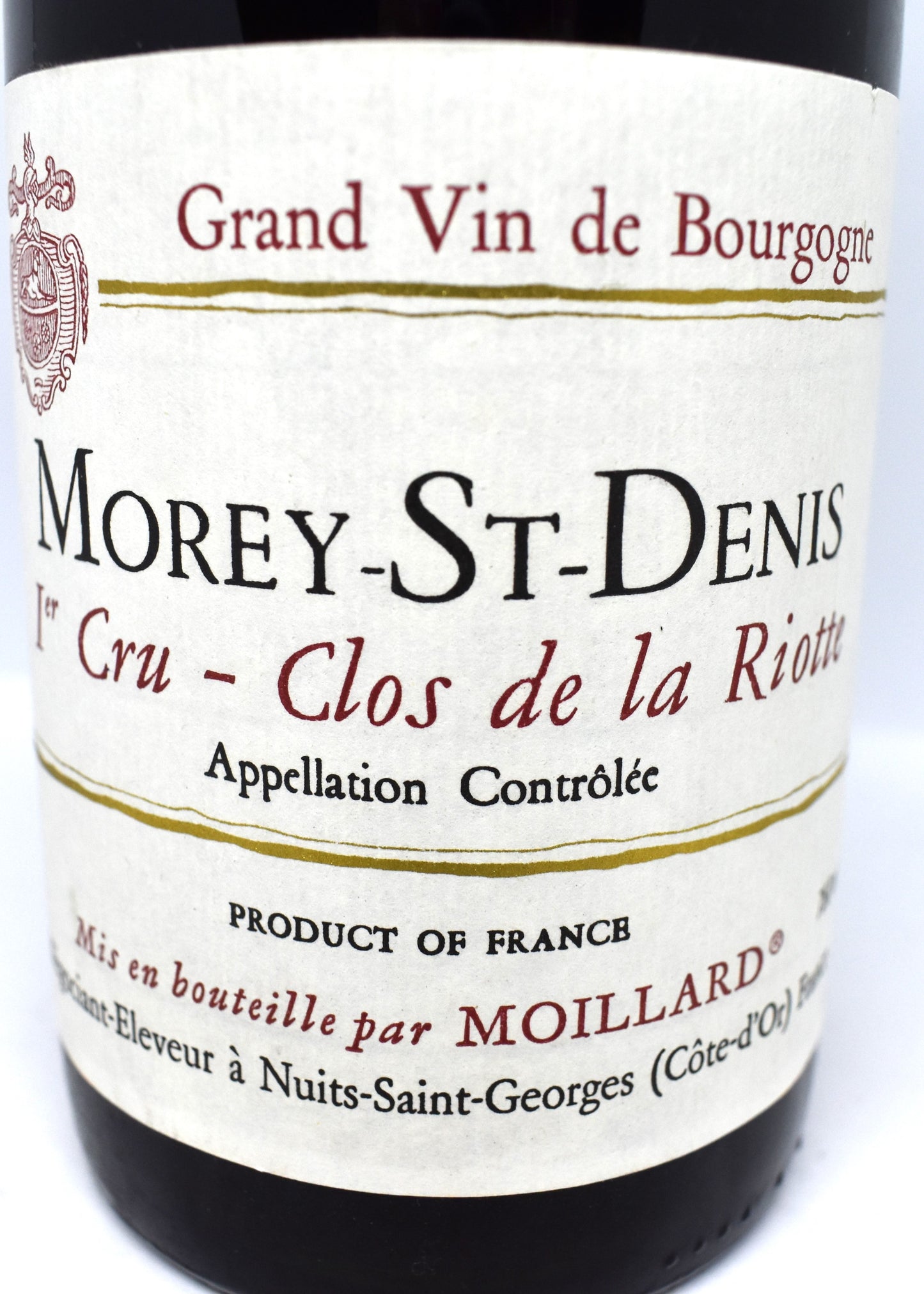 Morey-St-Denis 1er cru 1989 "Clos de la Riotte" - Moillard