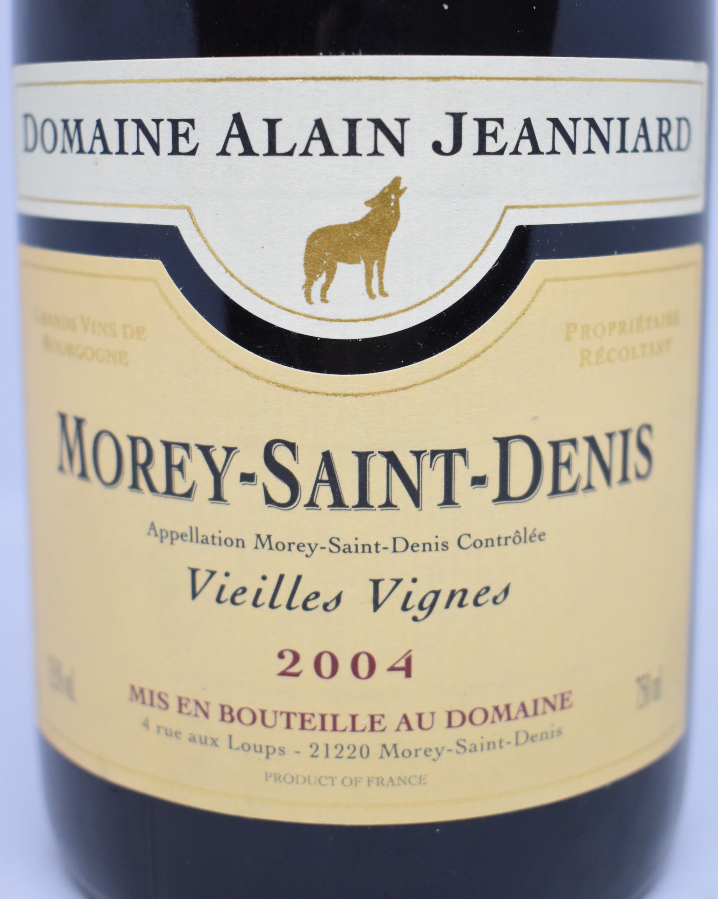 Morey-Saint-Denis "Vieilles Vignes" 2004 - Alain Jeanniard