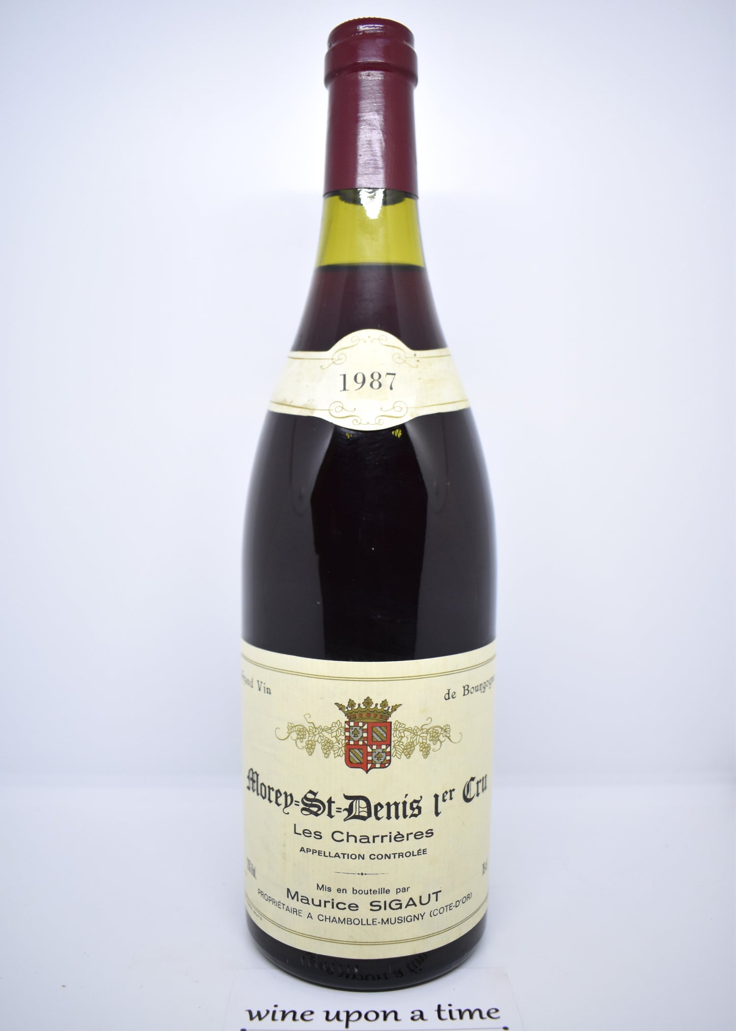 Morey Saint Denis 1er cru 1987 Les Charrières - Maurice Sigaut