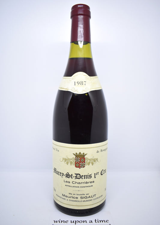 Morey Saint Denis 1er cru 1987 Les Charrières - Maurice Sigaut