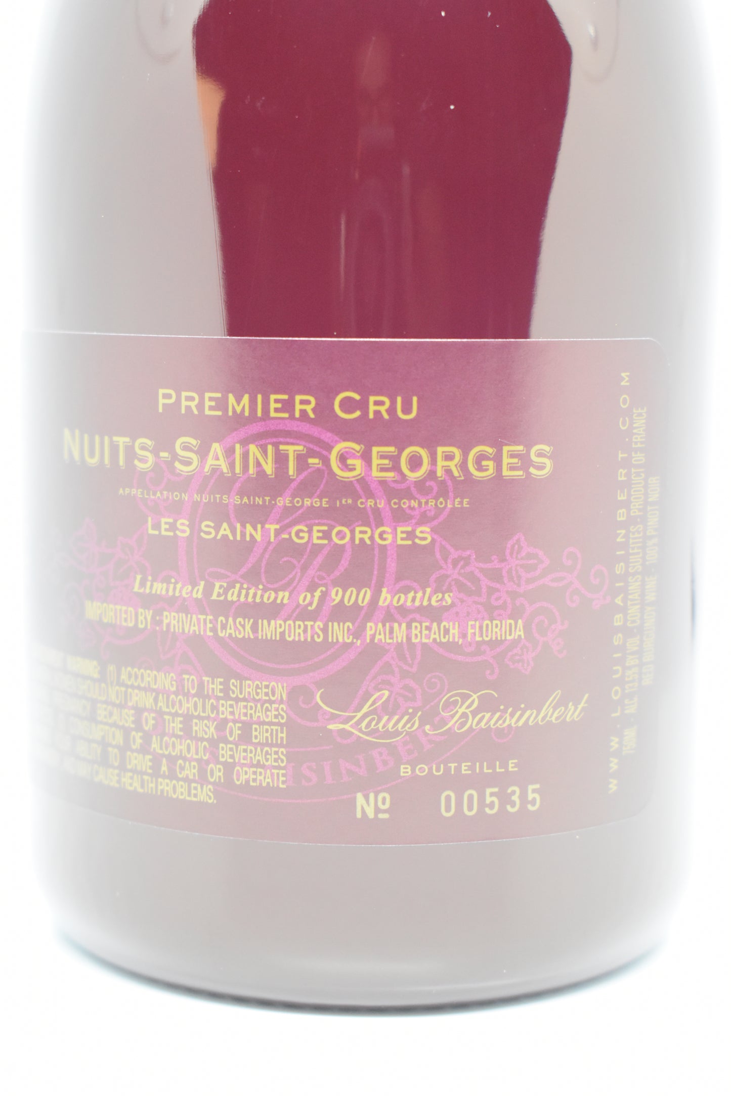 Nuits-St-Georges 1er cru "Les Saint-Georges" 2014 - Louis Baisinbert