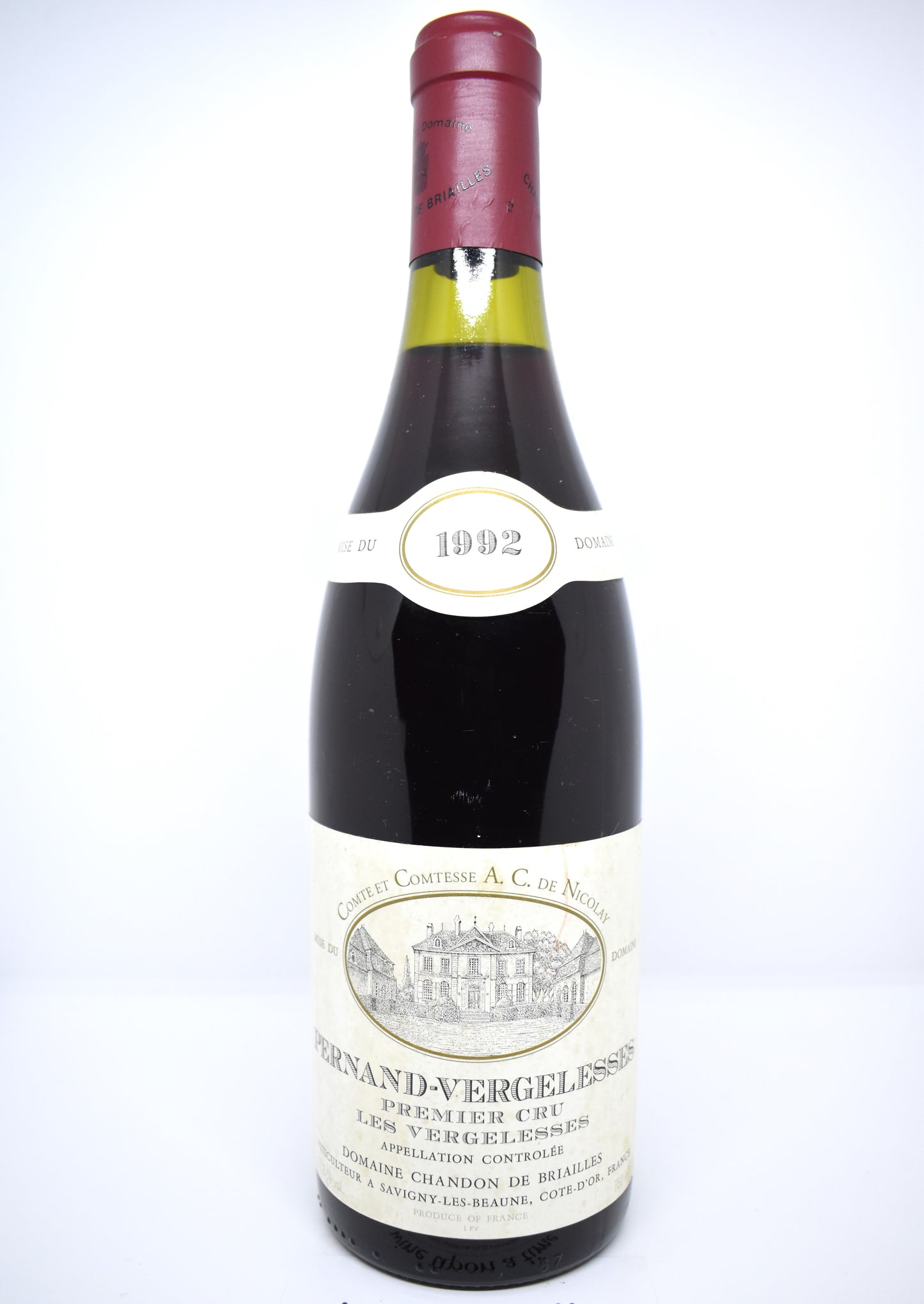 Bourgogne Pernand-Vergelesses 1er Cru 1992, Les Vergelesses, cadeau 1992