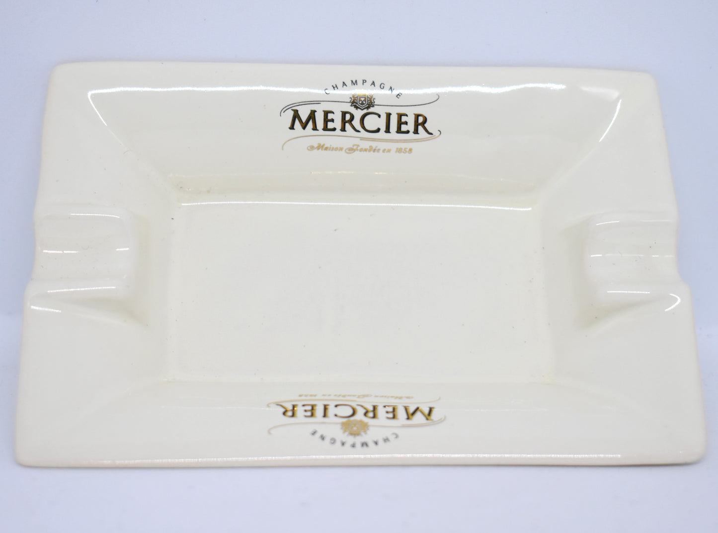 Cendrier Champagne Mercier - Blanc - Parfait pour cigare