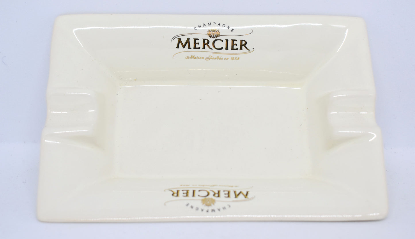 Cendrier Champagne Mercier - Blanc - Parfait pour cigare