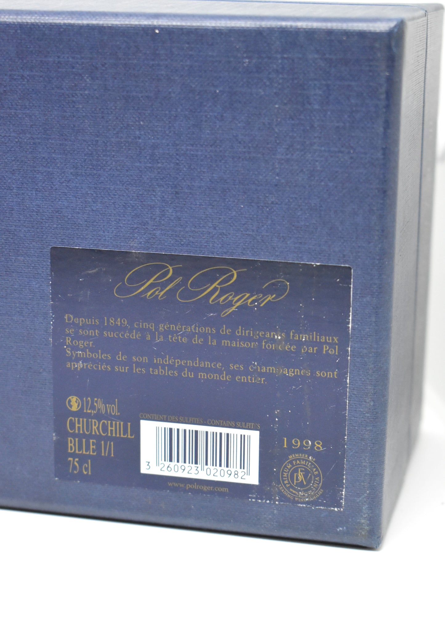 What great Champagne offer for a 1998 célébration? Sir Winston !