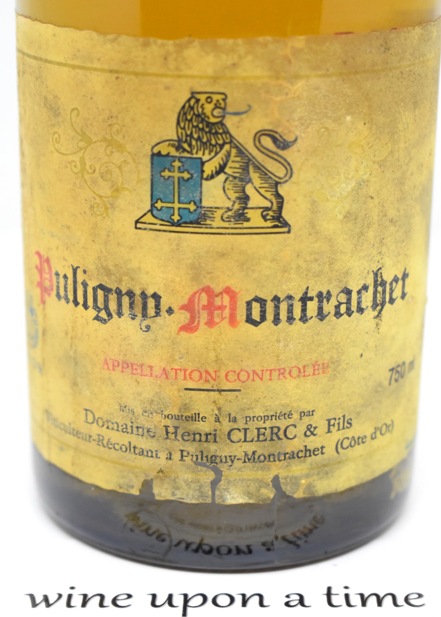 Puligny 1986, style droit et élégant, dégustation grands blancs