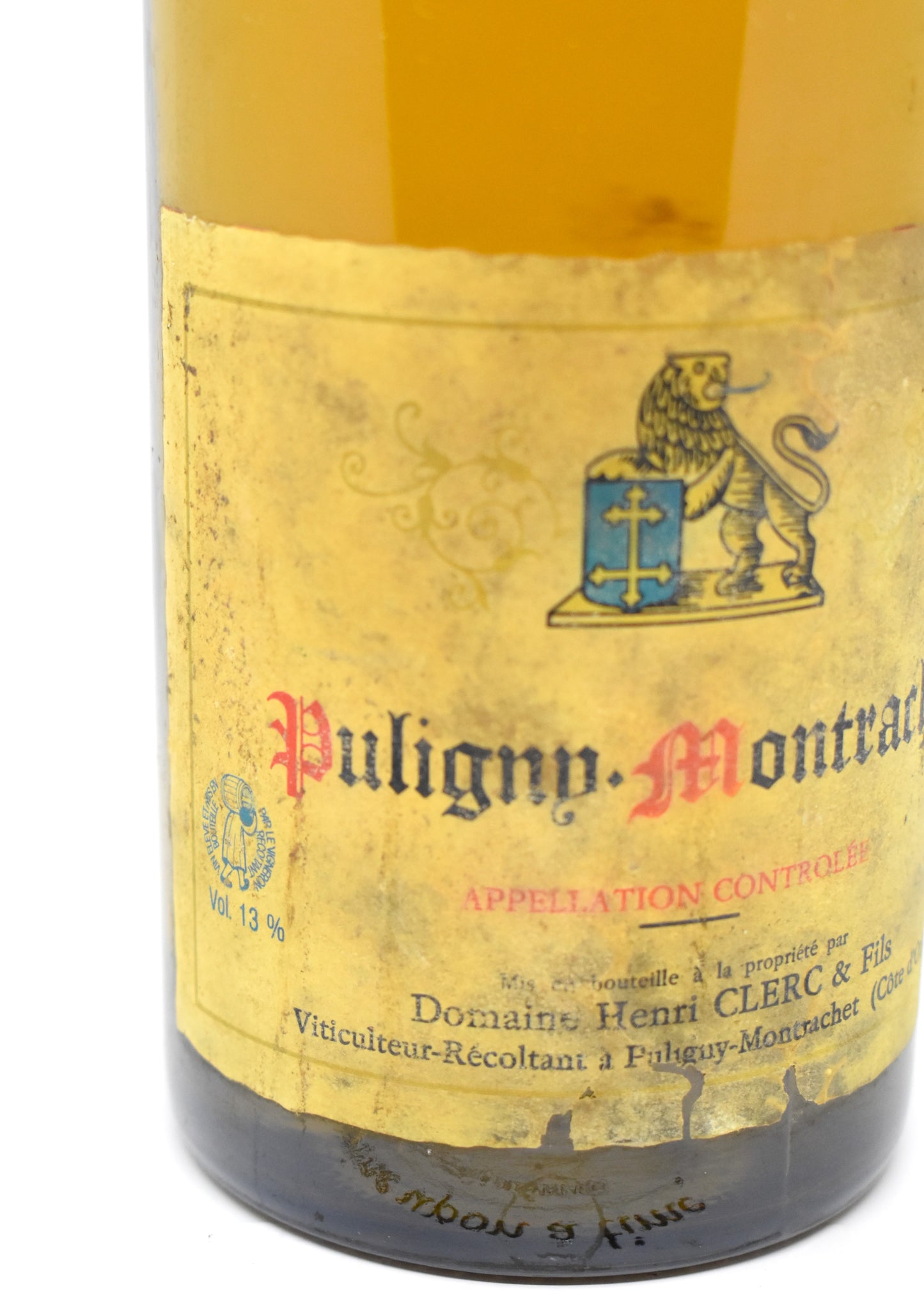 Puligny 1986, belle entrée en grands villages blancs de Bourgogne