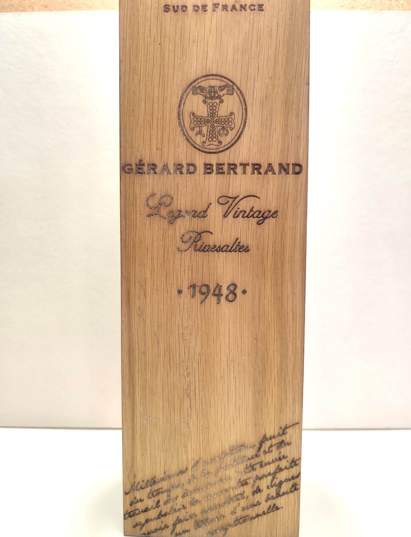 Rivesaltes "Legend Vintage" 1948 - Gerard Bertrand - Coffret Bois
