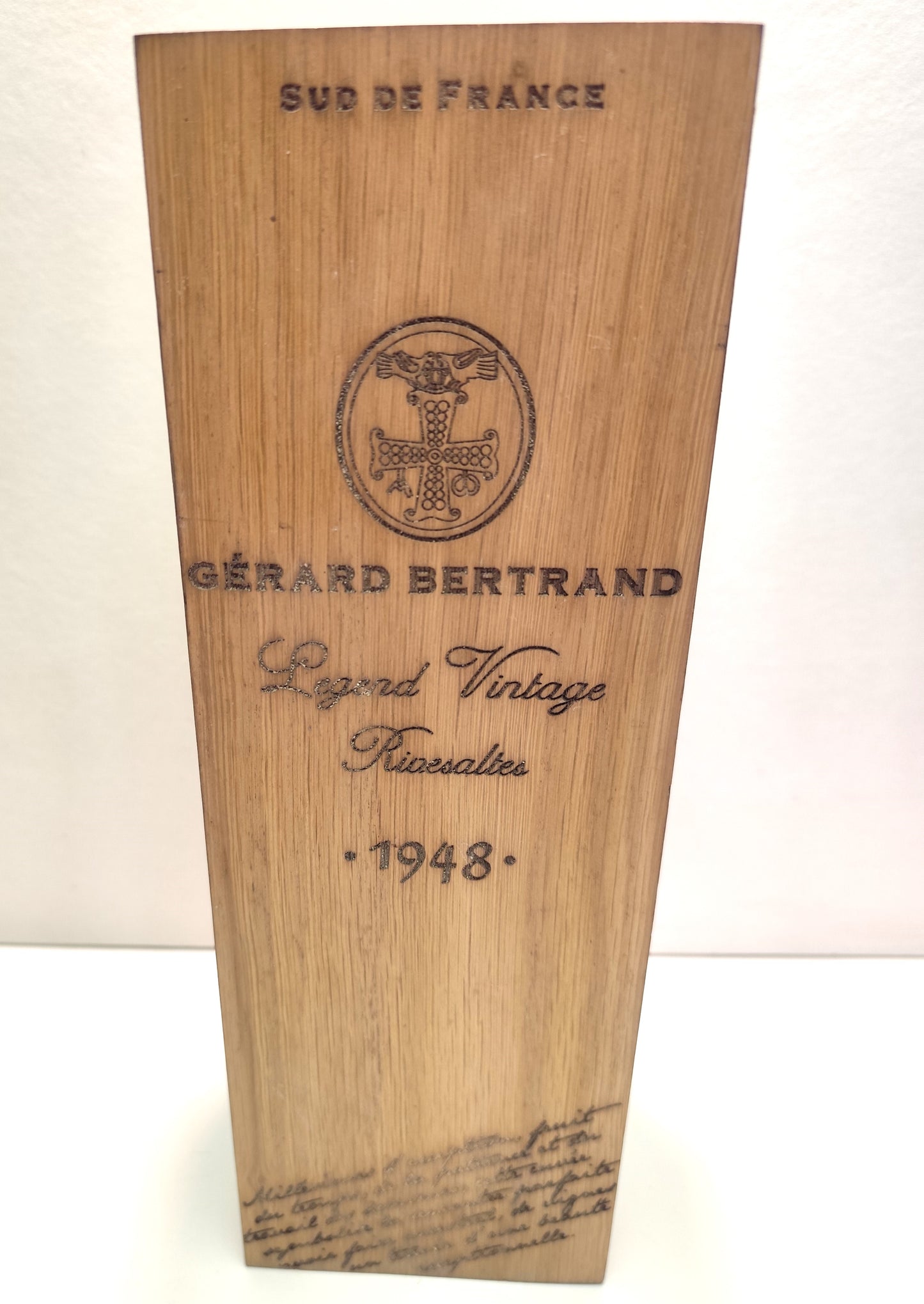 Rivesaltes "Legend Vintage" 1948 - Gerard Bertrand - Coffret Bois