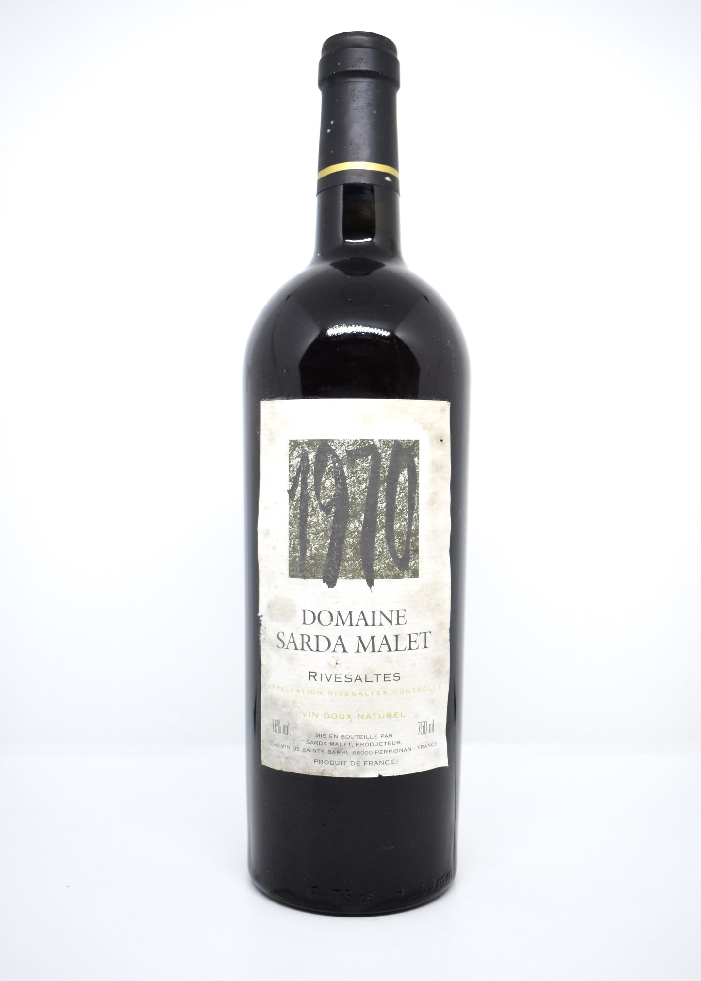Rivesaltes 1970 - Sarda Malet - Vin doux naturel