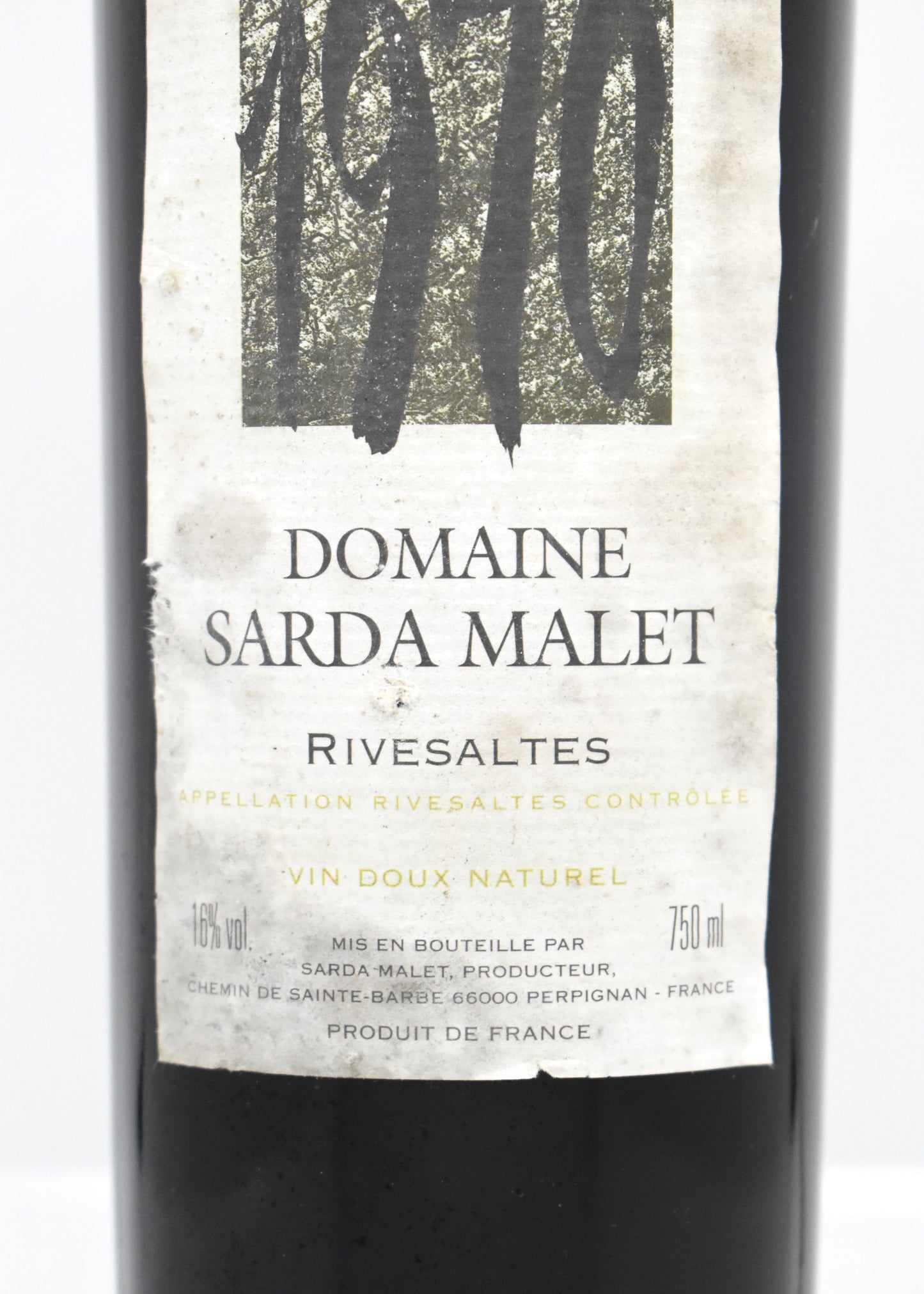 Offrir un vin doux de 1970 ? Rivesaltes