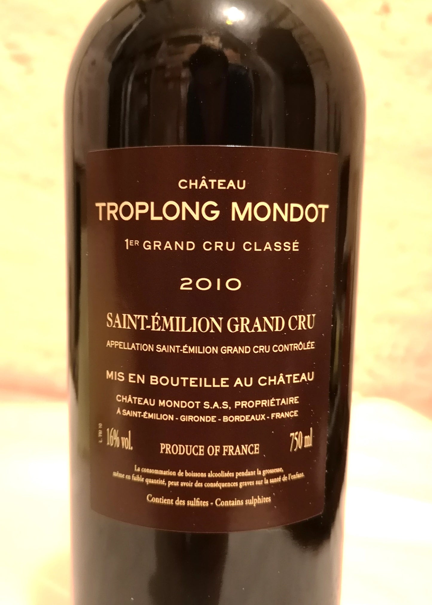 Troplong-Mondot 2010 - Saint-Emilion