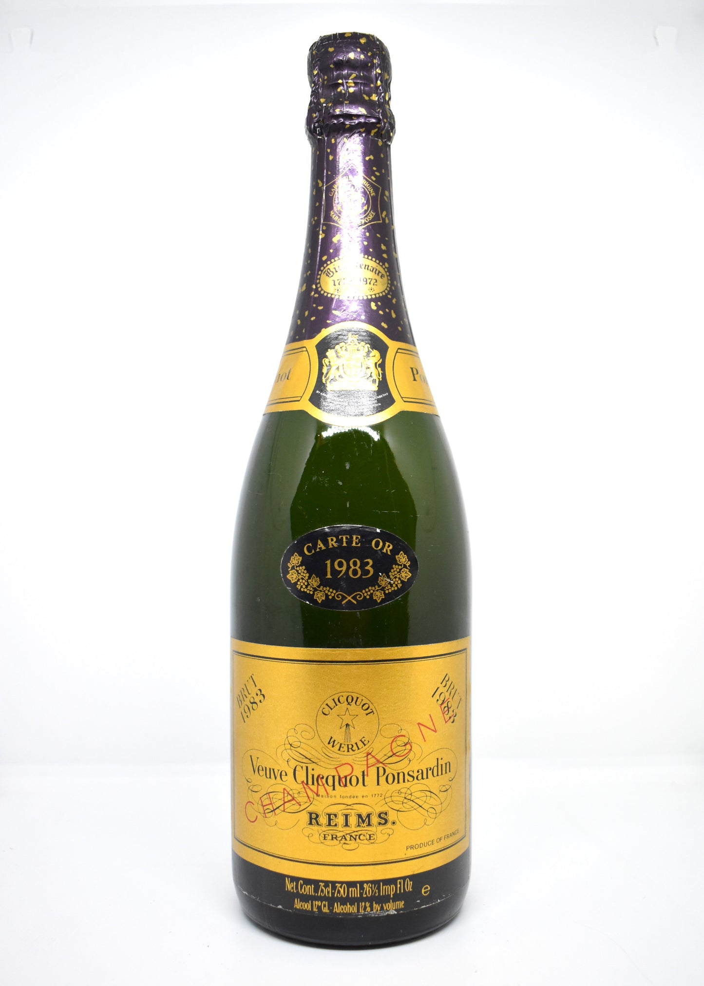 Offrir bouteille Champagne 1983