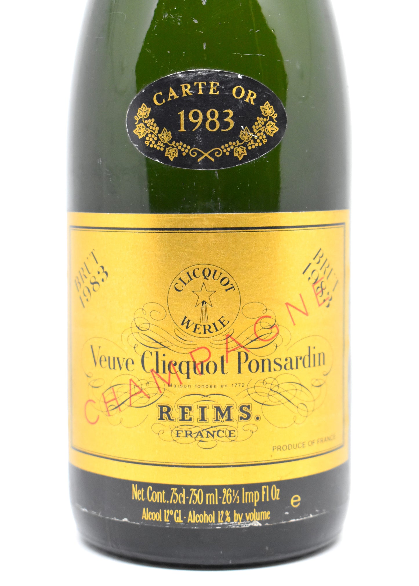 Acheter Champagne Veuve Clicquot millésimé 1983