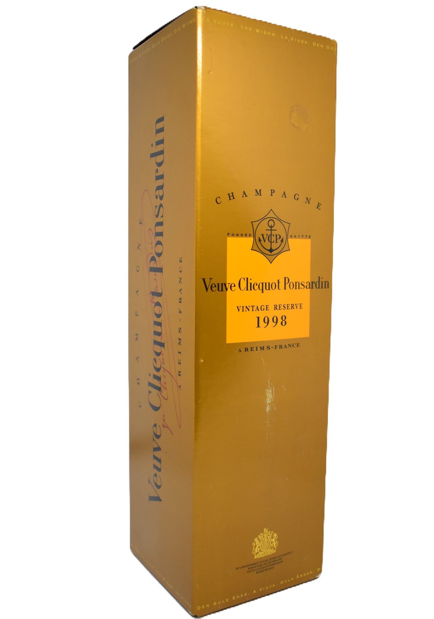 Veuve Clicquot 1998 - Vintage Reserve - Champagne Case