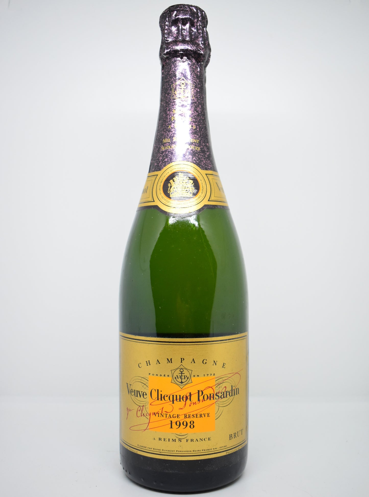 Veuve Clicquot 1998 - Vintage Reserve - Champagne Case