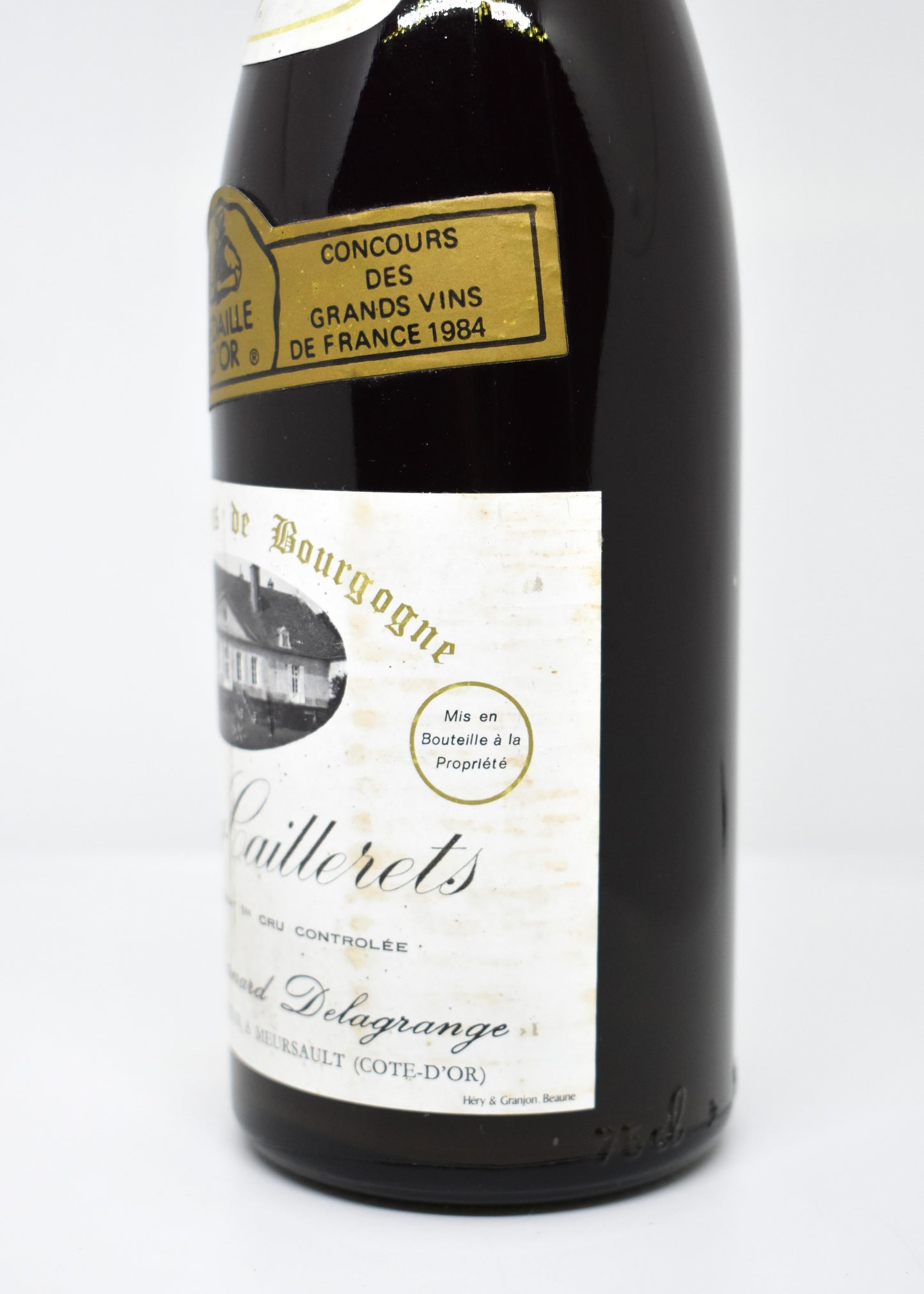 Achat Volnay Caillerets 1982 niveau très bon bouteille rare