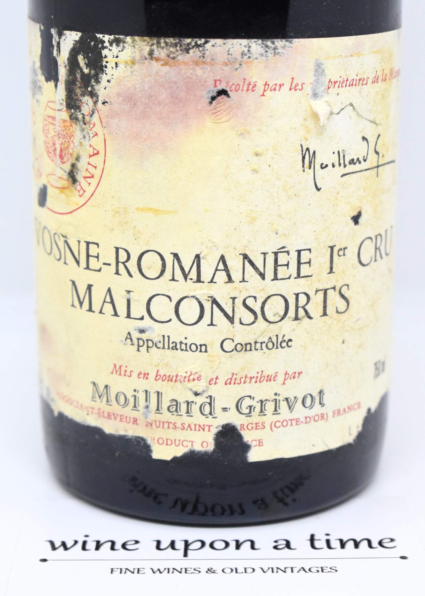 Moillard-Grivot Vosne Malconsorts 1997, provenance sûre, qualité cave