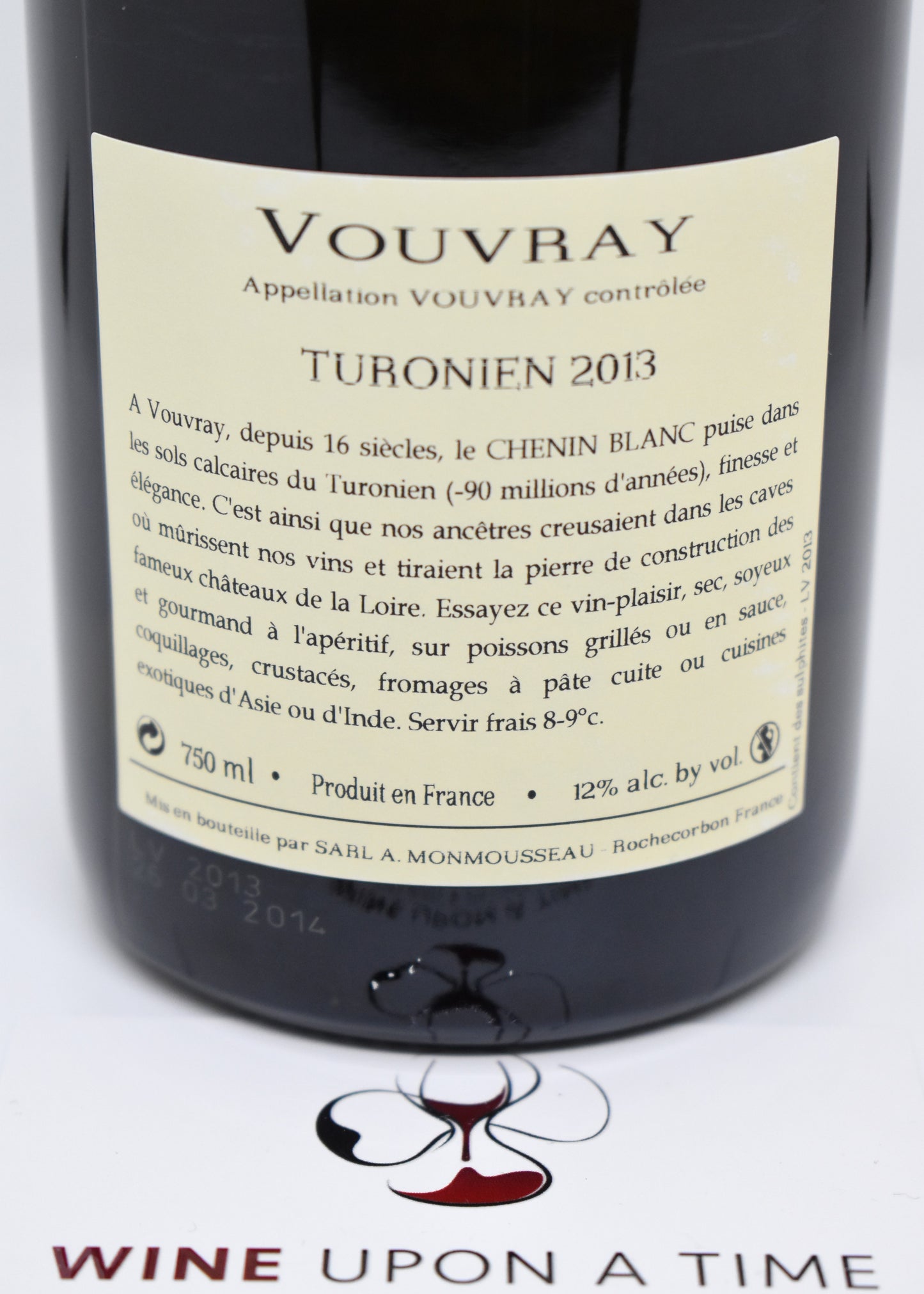 Grand vin de Loire Vouvray Chenin blanc 2013